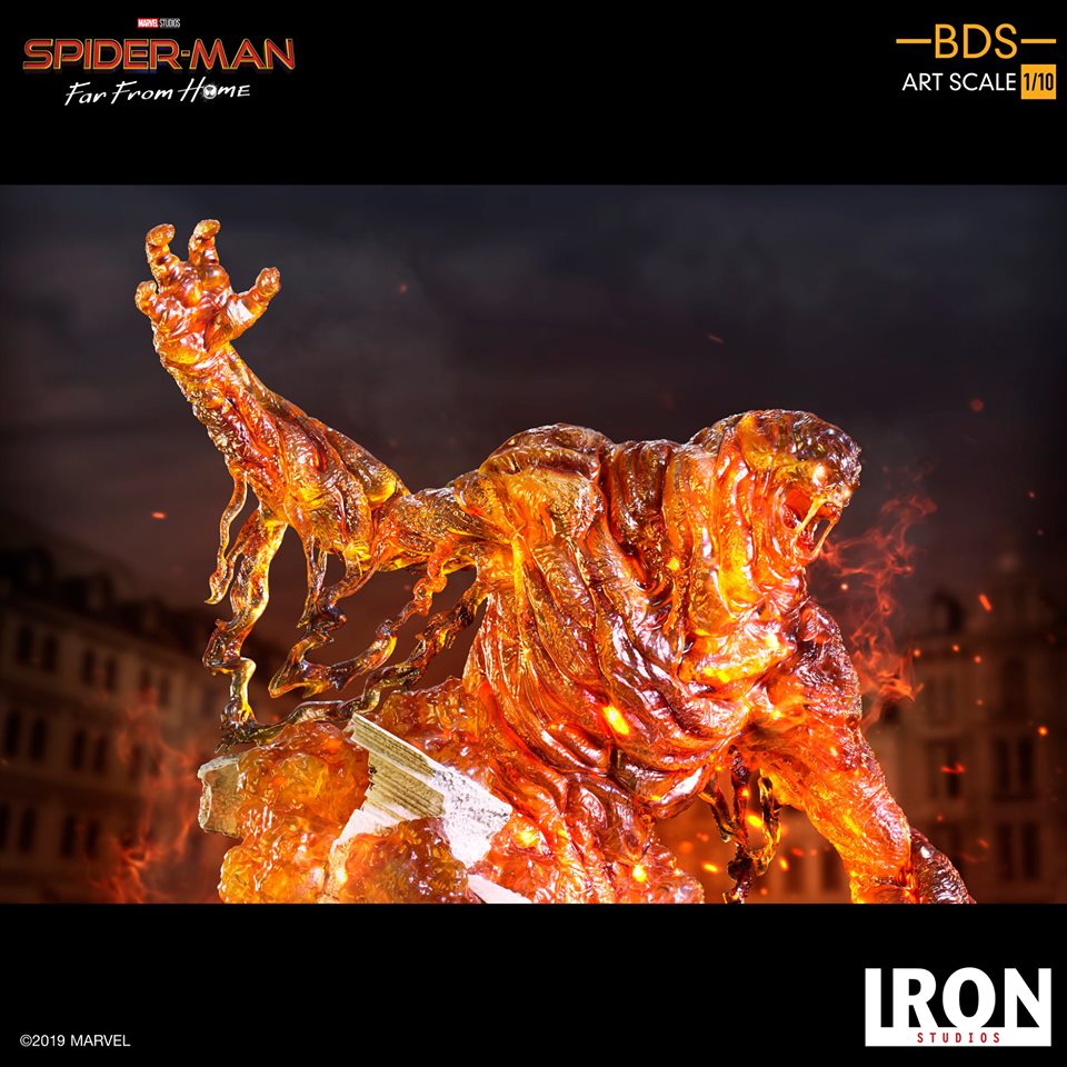Iron Studios BDS Art Scale 1/10 Spider-Man: Far From Home - Molten-Man