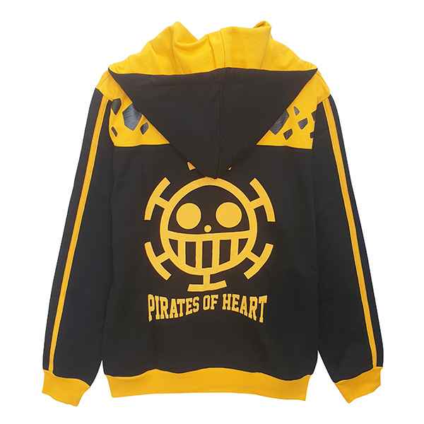 เสื้อแจ็คเก็ตมีฮู้ดการ์ตูนวันพีซ ลายลอว์ (Jacket Hood OP Law)