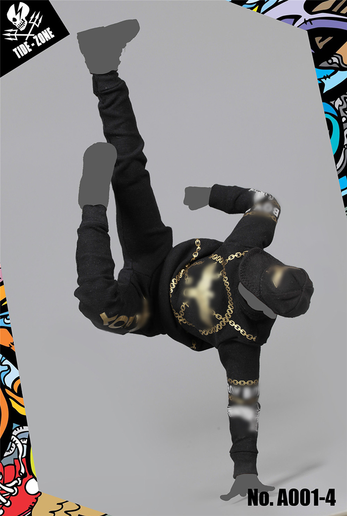 TIDE-ZONE A001 Street Fashion Black Outfits