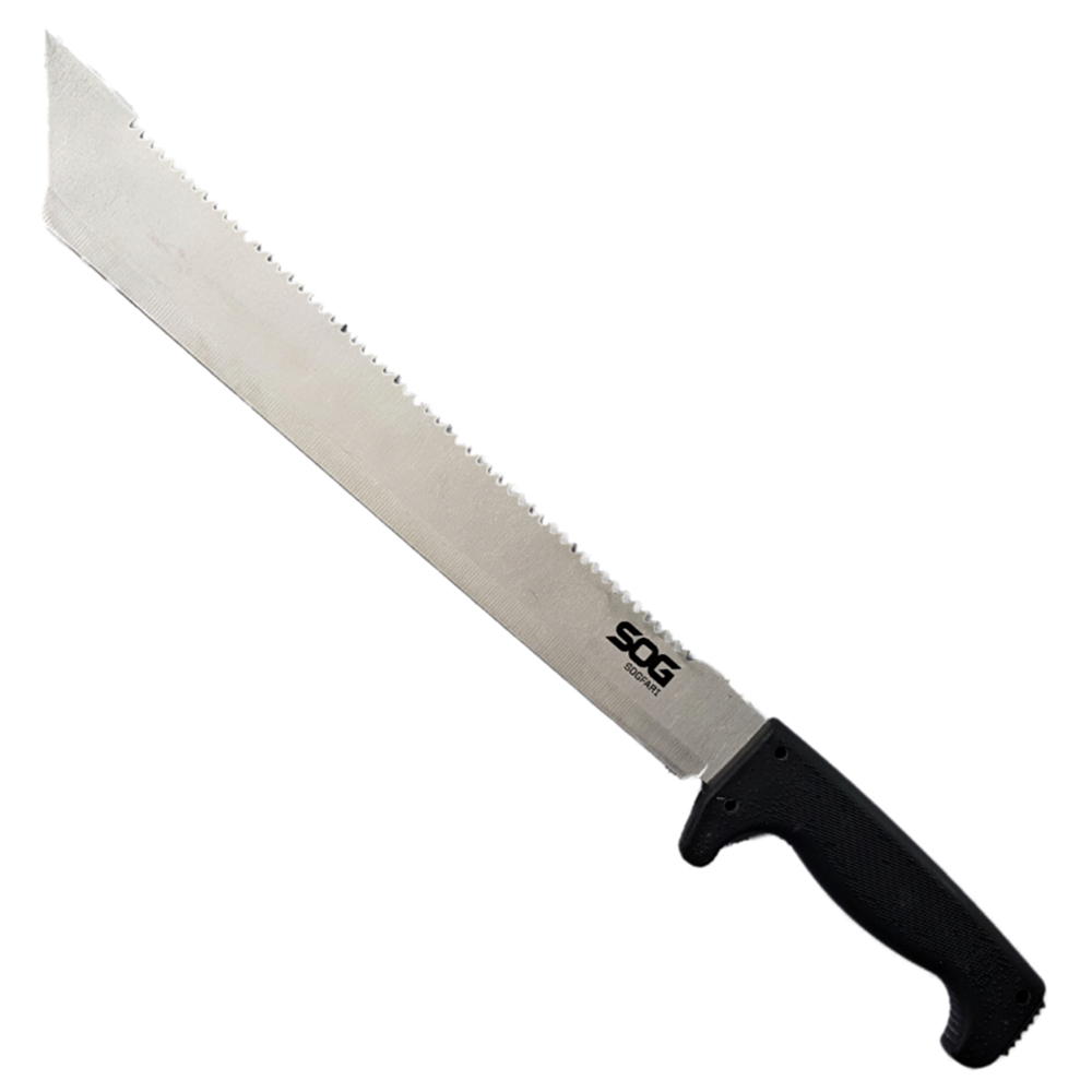 มีดเดินป่า มีดมาเชเต้ มีดใบตาย SOG SOGfari Machete ยาว 21 นิ้ว (53 ซม.) ใบมีดสีเงินพร้อมซองผ้าไนล่อนสำหรับเก็บมีด