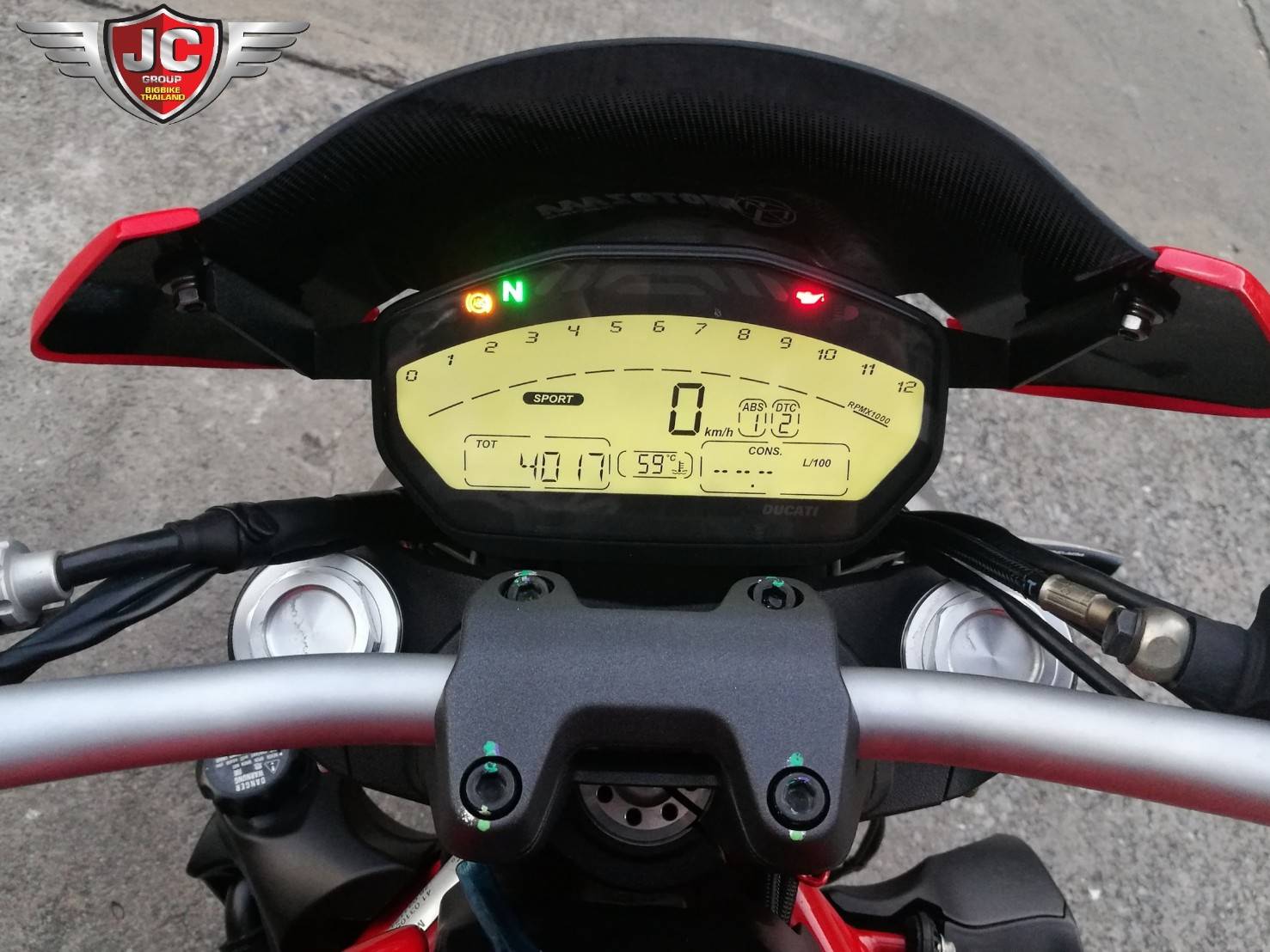 รถบ้านแท้100%👍เกรด A+💎 น้องป้ายแดง🧧 MONSTER-821 ไมล์แท้สายจอด 4พันโล