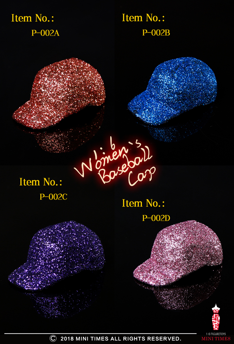 Mini times toys P-002 Sequined gold silk trend cap