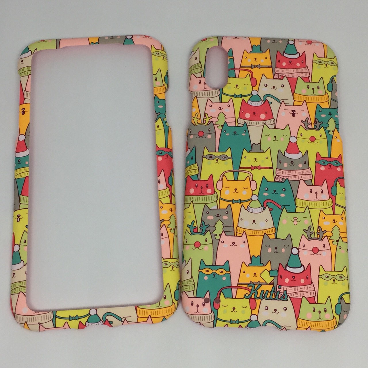 เคสคูทิส (Kutis) ไอโฟนXR(ลายแมวเล็กใส่หมวก)