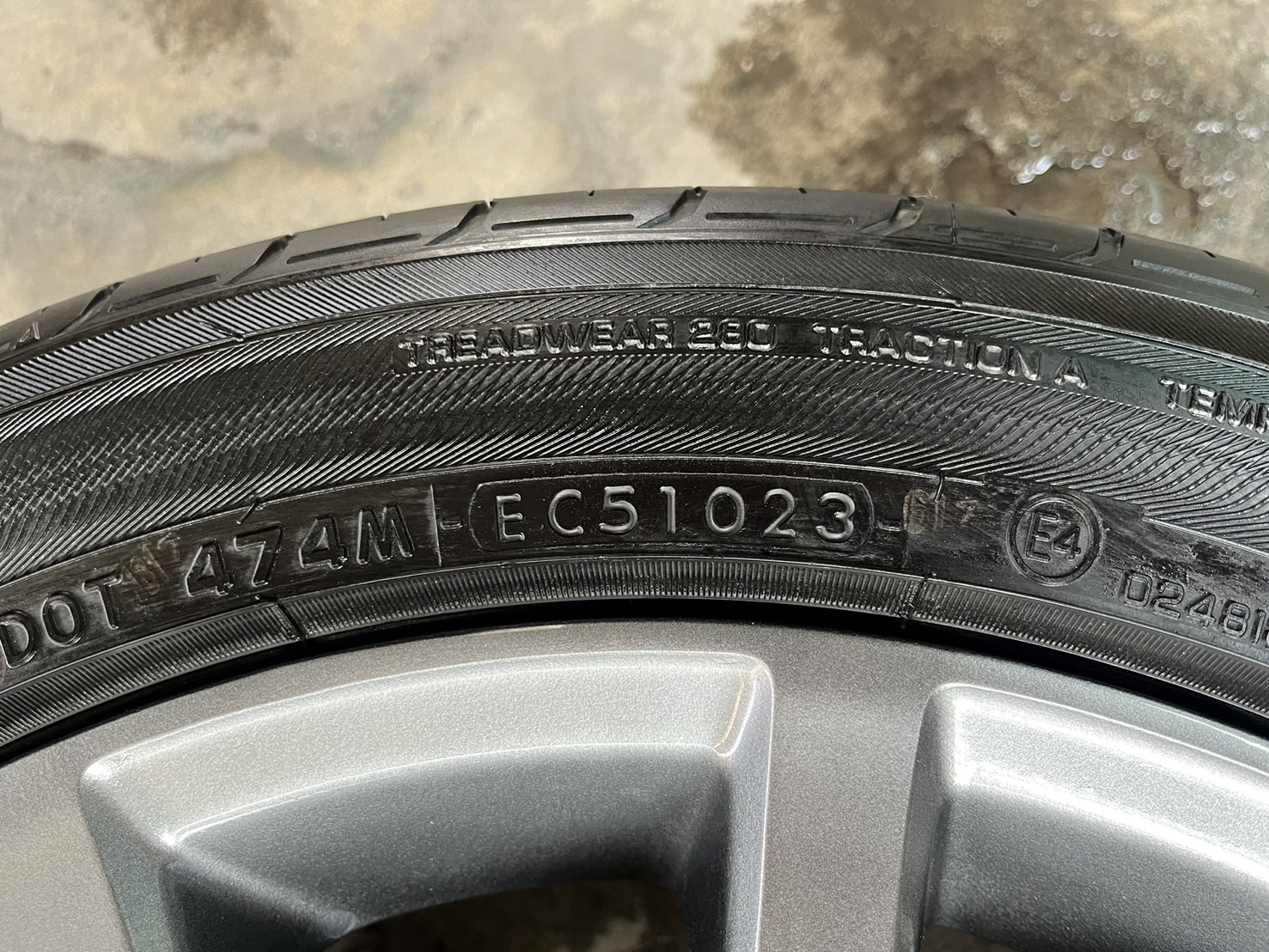 ✨ล้อแม็ก 5รู100✨Toyota ขอบ 17 สีไฮเปอร์ พร้อมยางป้ายแดง 215-50-17 Yokohama🌟ปี23🌟