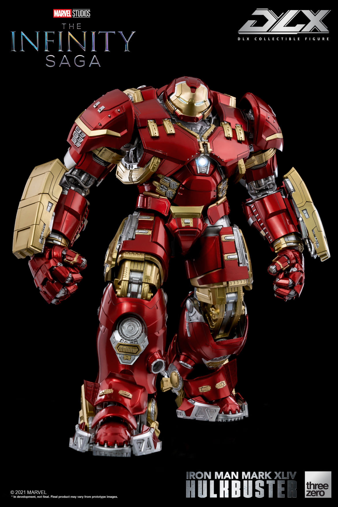 threezero 3Z0248 1/12 DLX Iron Man Mark 44 Hulkbuster