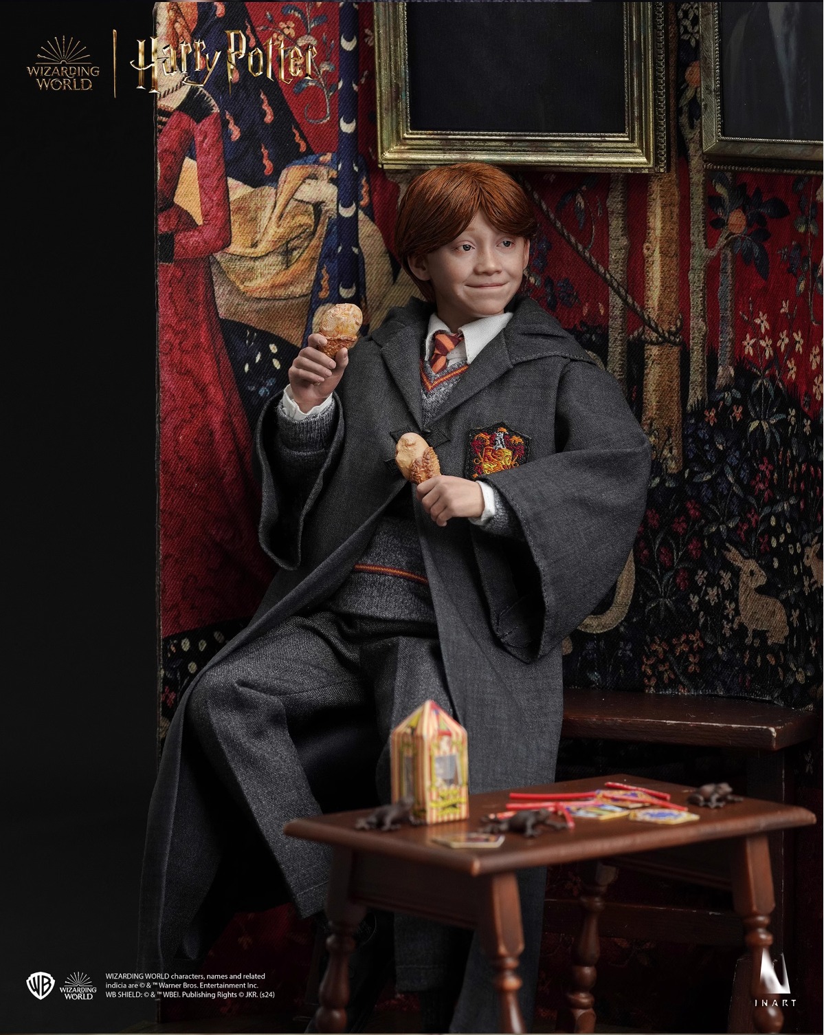 INART x Queen Studios A010D1 Harry Potter and the Philosopher's Stone - Ron Weasley (Deluxe Version) [Hair Transplant Headsculpt]