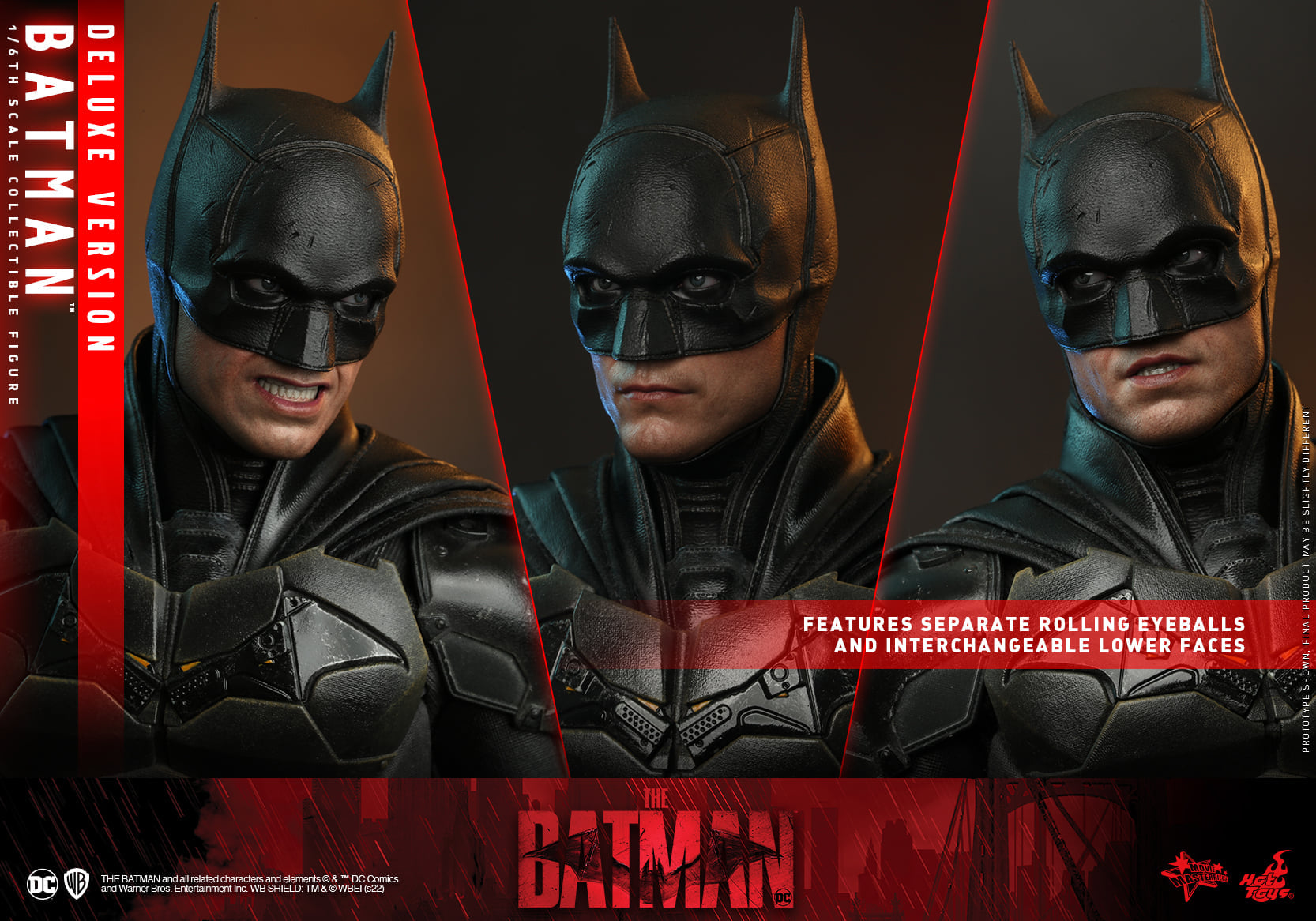 Hot Toys MMS639 1/6 The Batman - Batman (Deluxe Version)