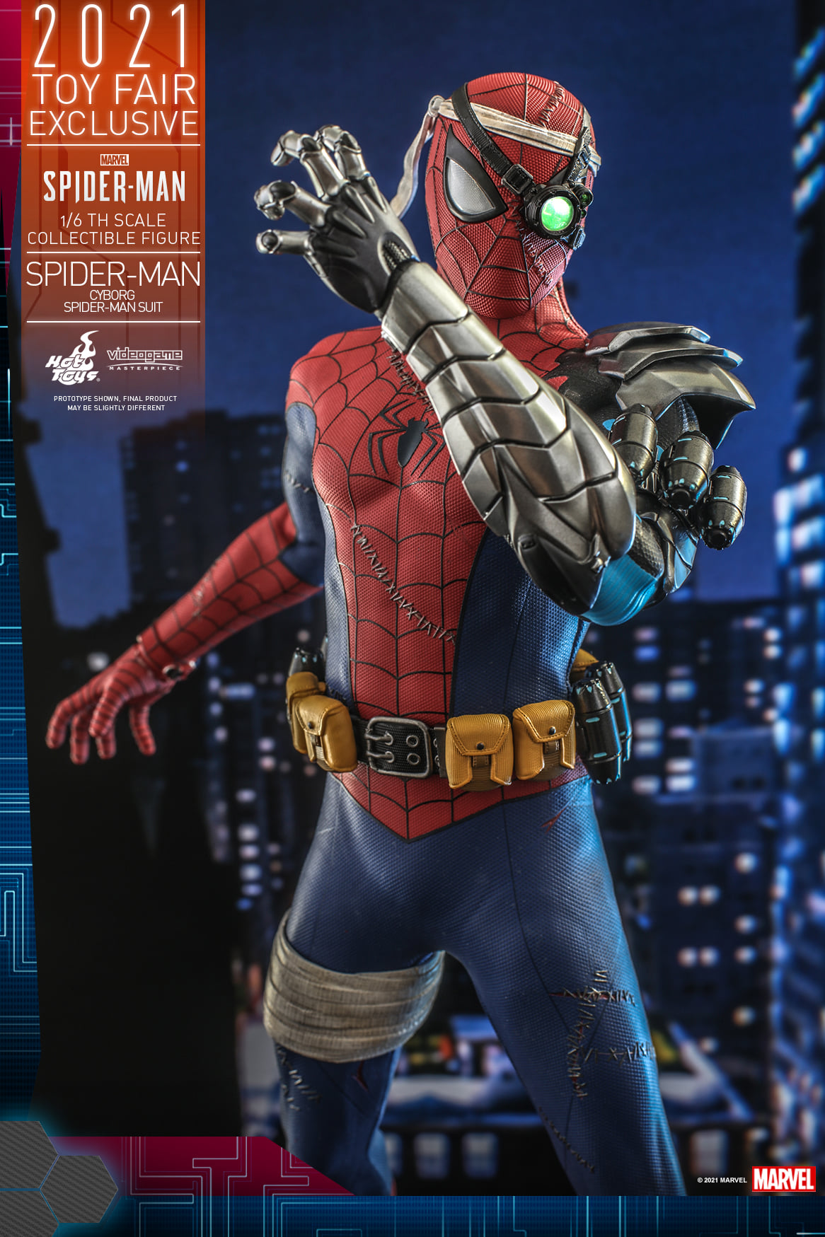 Hot Toys VGM51 1/6 Marvel's Spider-Man - Spider-Man (Cyborg Spider-Man Suit) [Toy Fair Exclusive 2021]