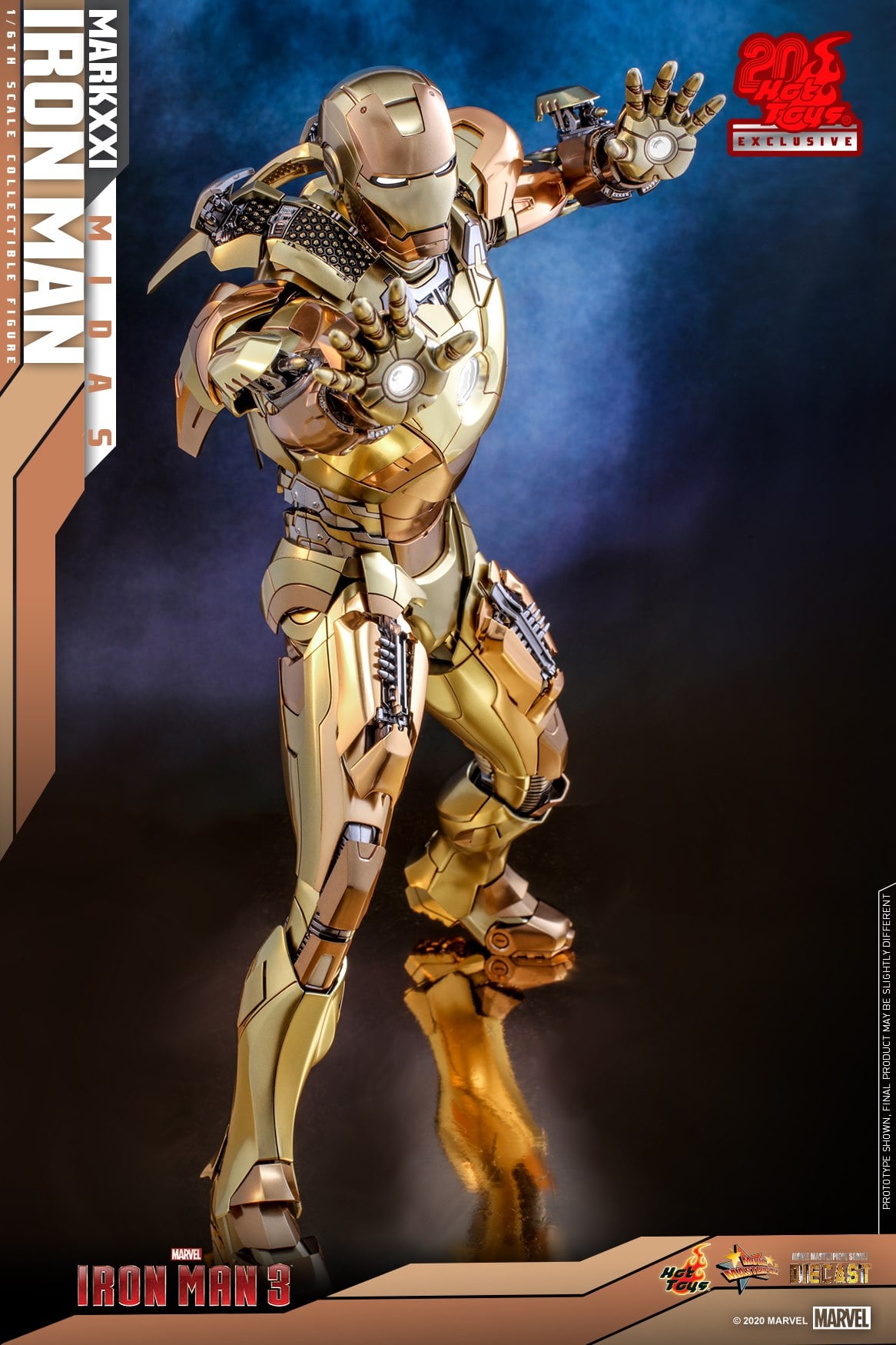 Hot Toys MMS586D36 Iron Man 3 - Iron Man Mark XXI (Midas) [Exclusive]