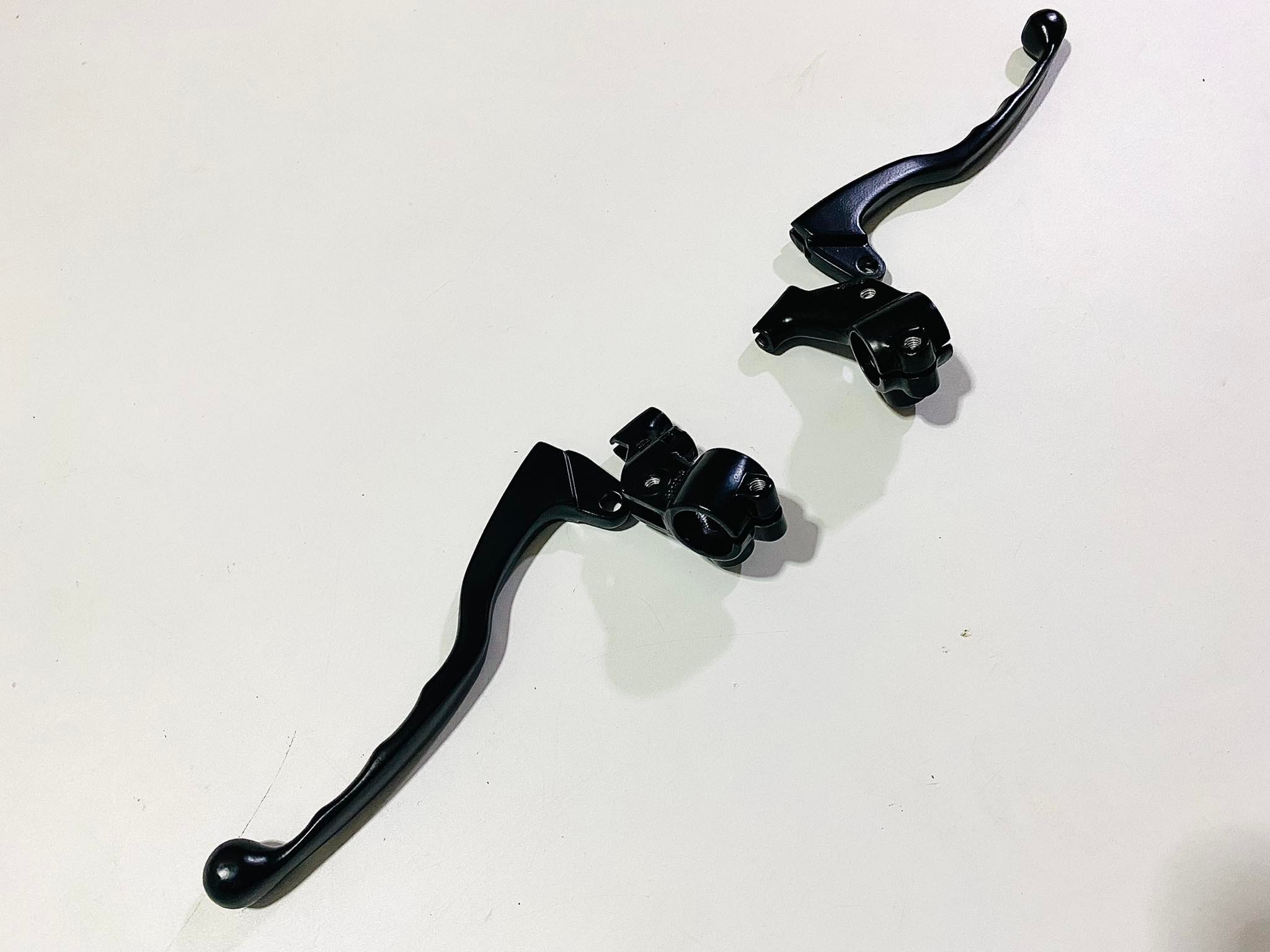 มือเบรค+มือครัชrxz พร้อมขากระจก ซ้าย+ขวา สีดำ