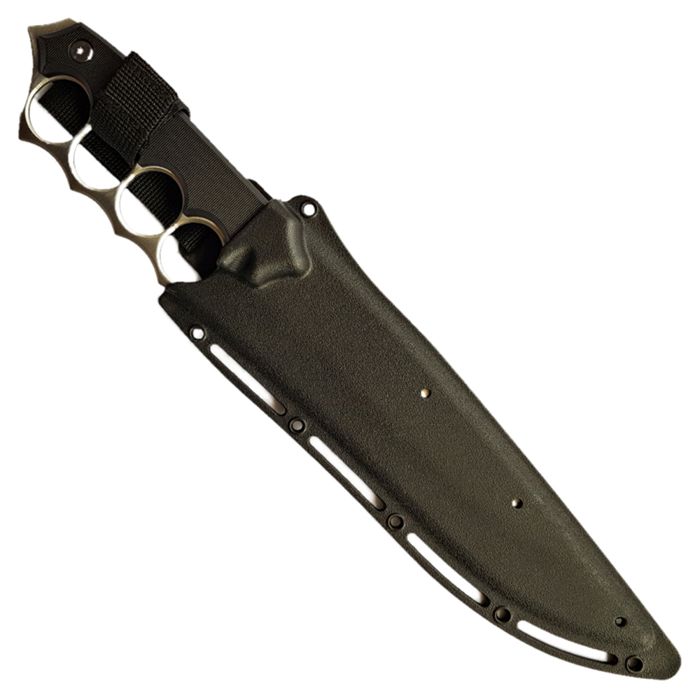 มีดใบตาย Columbia Gut Hook X10 ขนาด 13.6 นิ้ว (34.5 ซม.) ปลายตะขอ พร้อมปลอกมีดพลาสติก ABS ร้อยเข็มขัด