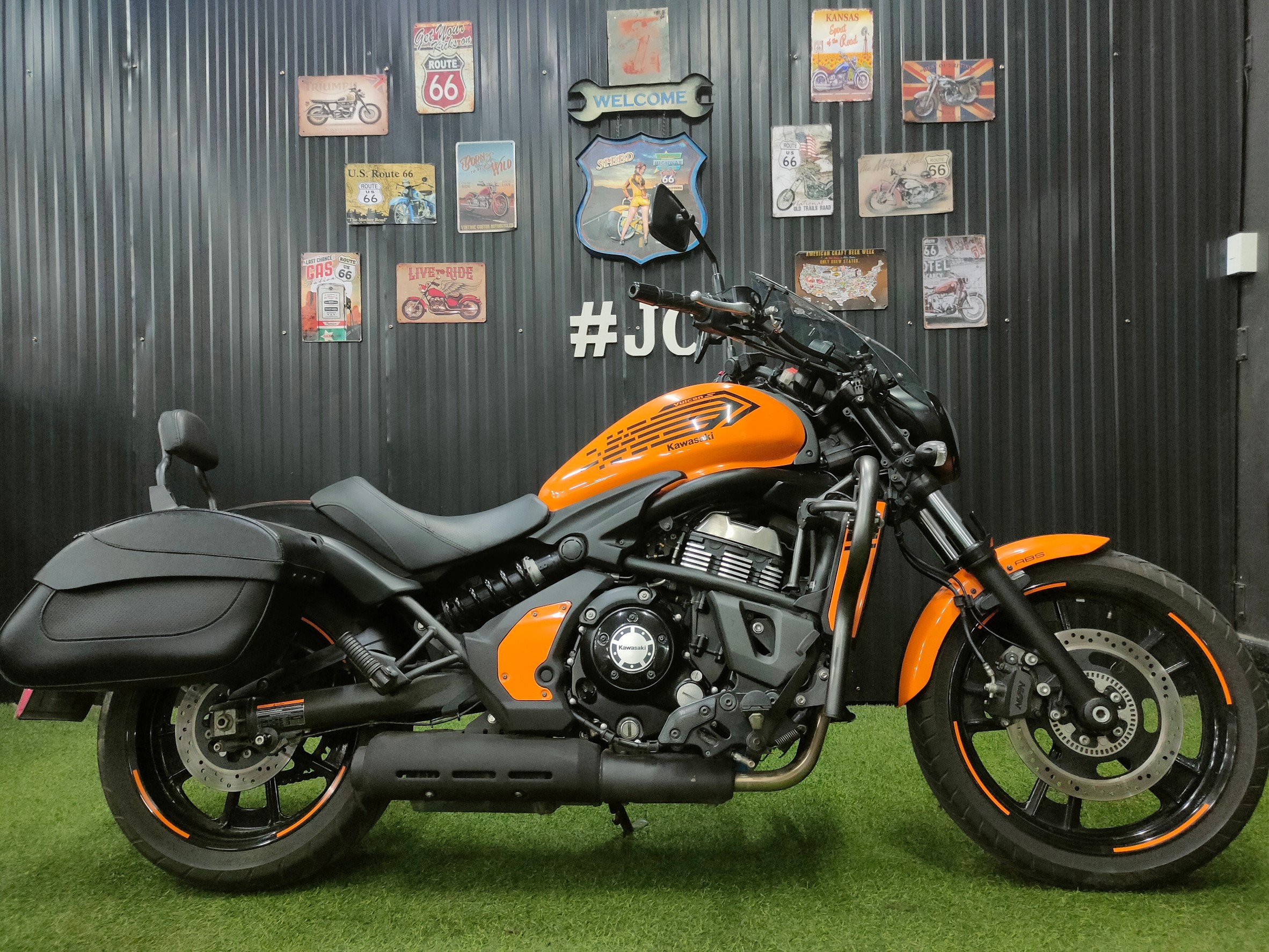 🏍 แต่งสไตล์ฮาเล่ย์มาเลยจ้าคันนี้....🤗 Vulcan650s Cafe จดปี 2019 ไมล์9พันโล หาอยู่ต้องโดนแล้ว‼️ 💨