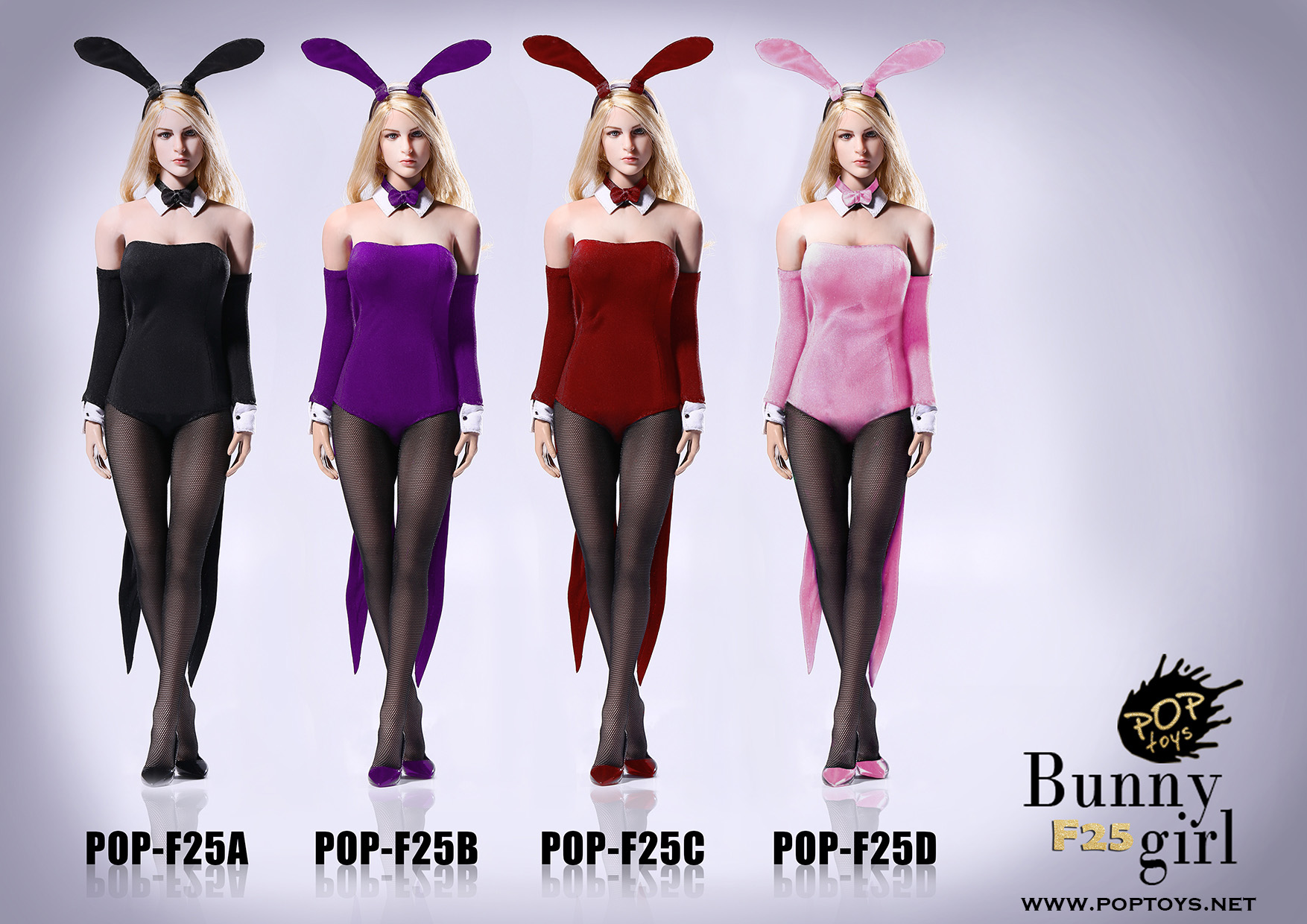 POPTOYS F25A-D Sexy Waitress Bunny Girl suit