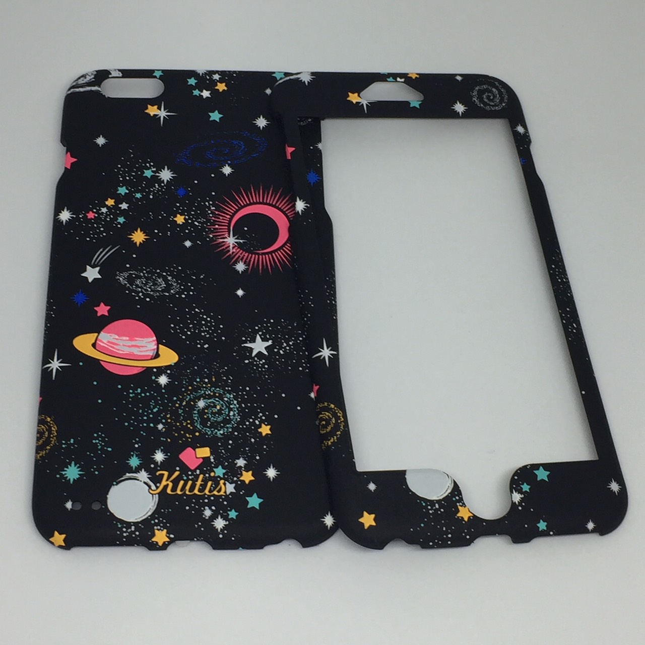 เคสคูทิส (Kutis) ไอโฟน6พลัส,6Sพลัส (ลายอวกาศ)มาใหม่ เคสประกบหน้า-หลัง เคสเรืองแสง