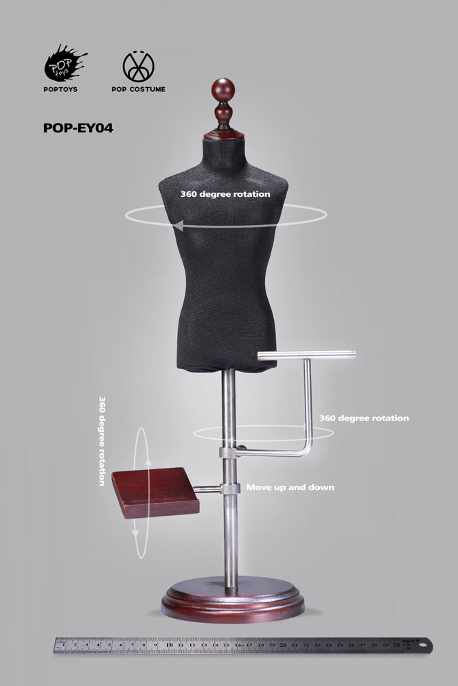 POPTOYS EY04 Showing stand for 1/6th figure clothing suit