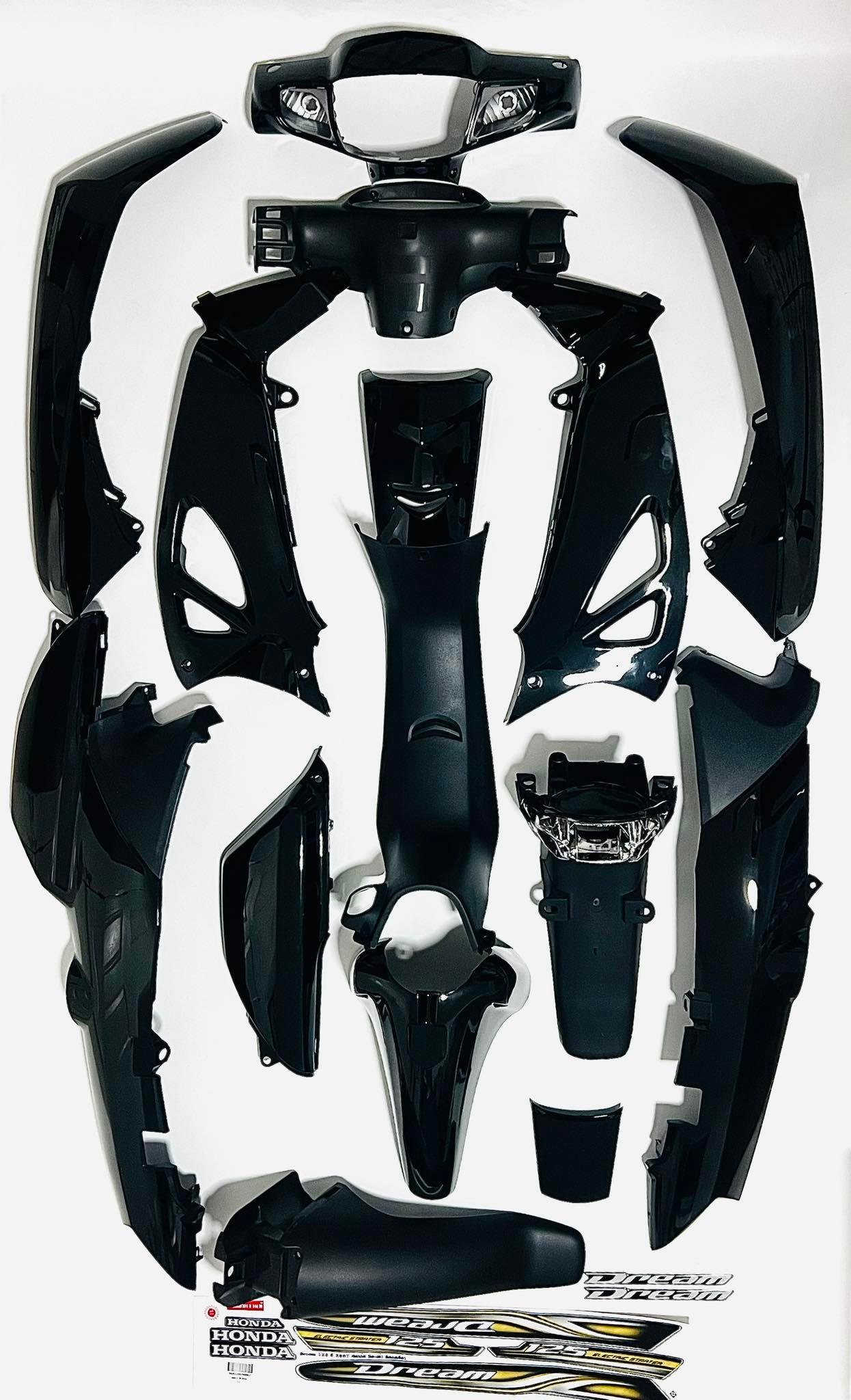 ชุดสีมอเตอร์ไซด์ดรีม 125(รุ่นกุญแจธรรมดา หรือแบบนิรภัย) *** แถมฟรีสติ๊กเกอร์***