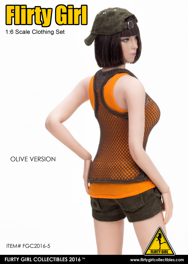 Flirty Girl Collectibles - FGC2016-5,7 Combat Short Fashion Clothing