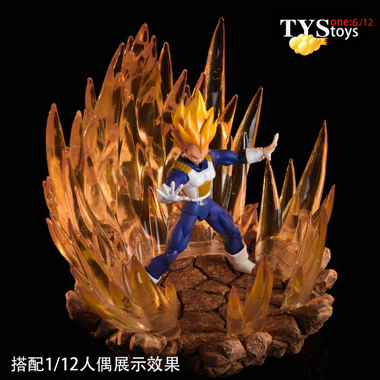 TYStoys 17DT03 1/12 & 1/6 Saiyan Warrior Burst Platform 2.0 Scene