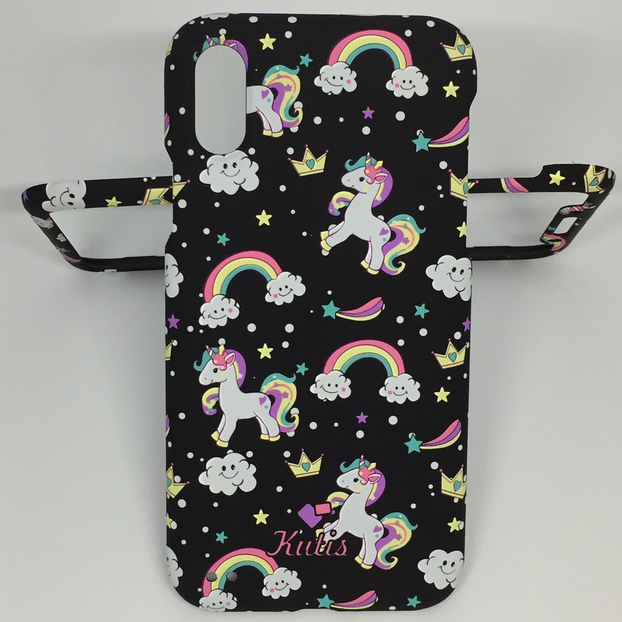 เคสคูทิส (Kutis) ไอโฟนX,XS(ลายม้าโพนี่สีดำ)