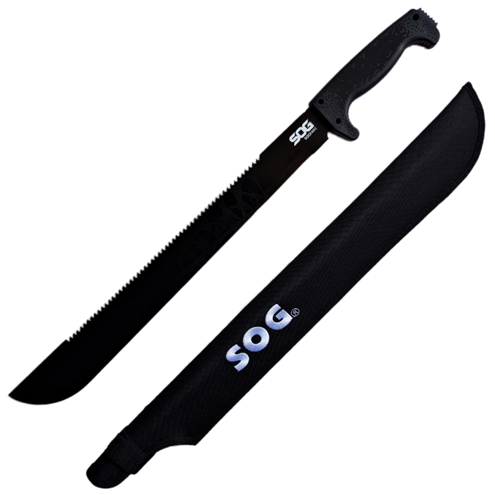 มีดเดินป่า มีดมาเชเต้ SOG SOGfari Machete ยาว 24 นิ้ว (ุ61 ซม.) พร้อมซองผ้าไนล่อนสำหรับเก็บมีด