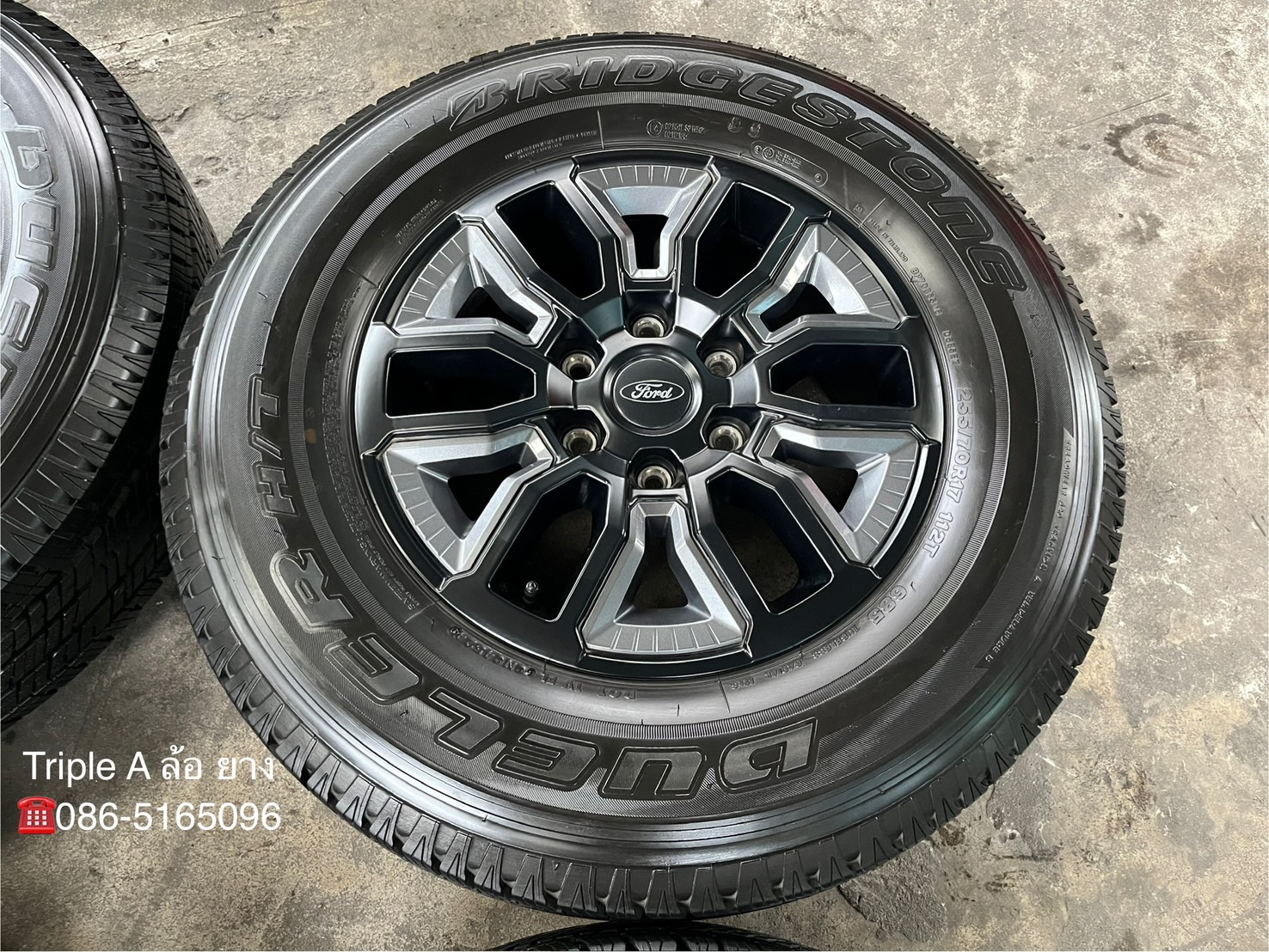 ✨ล้อแม็ก✨Ford Ranger XLS รุ่นใหม่ล่าสุด ขอบ 17 พร้อมยาง 255-70-17 Bridgestone♨️ปลายปี 24♨️