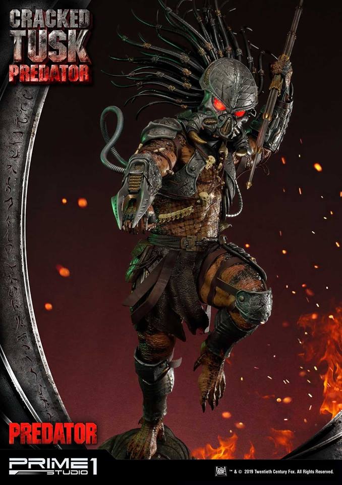 Prime 1 Studio PMDHPR-01 Predator Comic - Cracked Tusk Predator