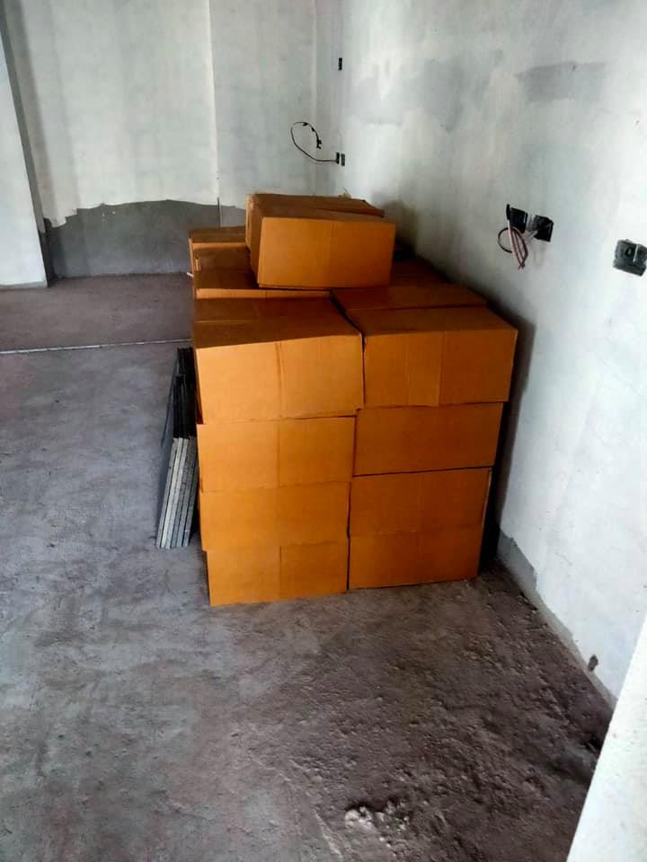 หินธรรมชาติ Dark Grey ขนาด 15x15x1cm