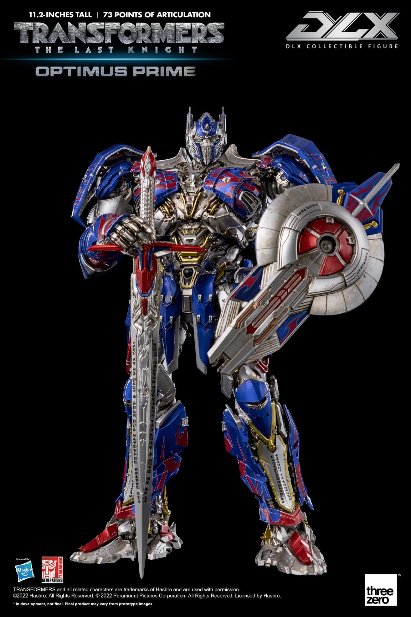Threezero 3Z04570W0 DLX Transformers: The Last Knight - Optimus Prime