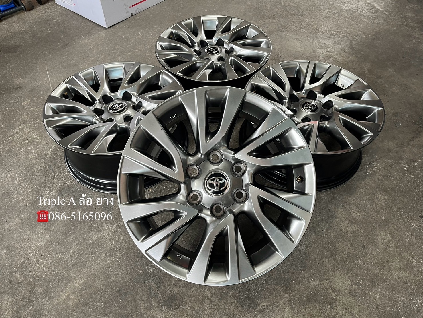 ✨ล้อแม็ก 6รู139✨Toyota Fortuner รุ่นใหม่ล่าสุด ขอบ 18 สีไฮเปอร์💖สวยกริ๊บ💖