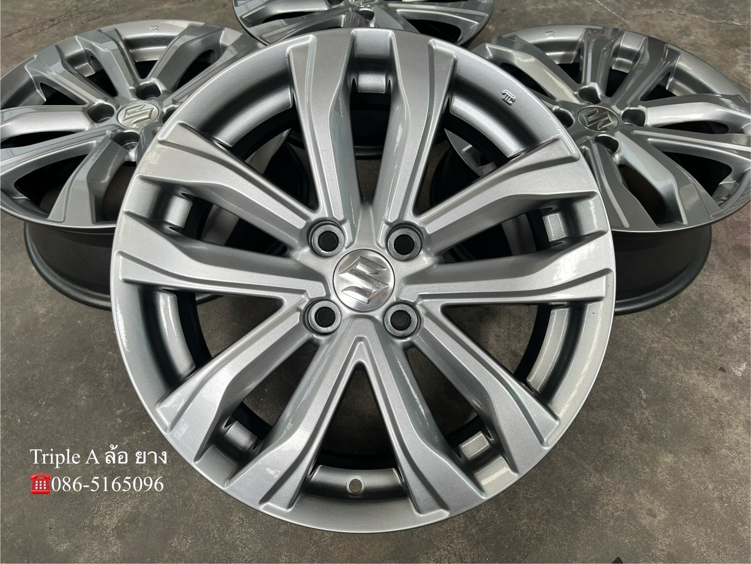 ✨ล้อแม็ก✨Suzuki Swift RX2 ขอบ 16 สีไฮเปอร์🚘ใส่กับ Suzuki Ciaz ,Swift ได้เลย