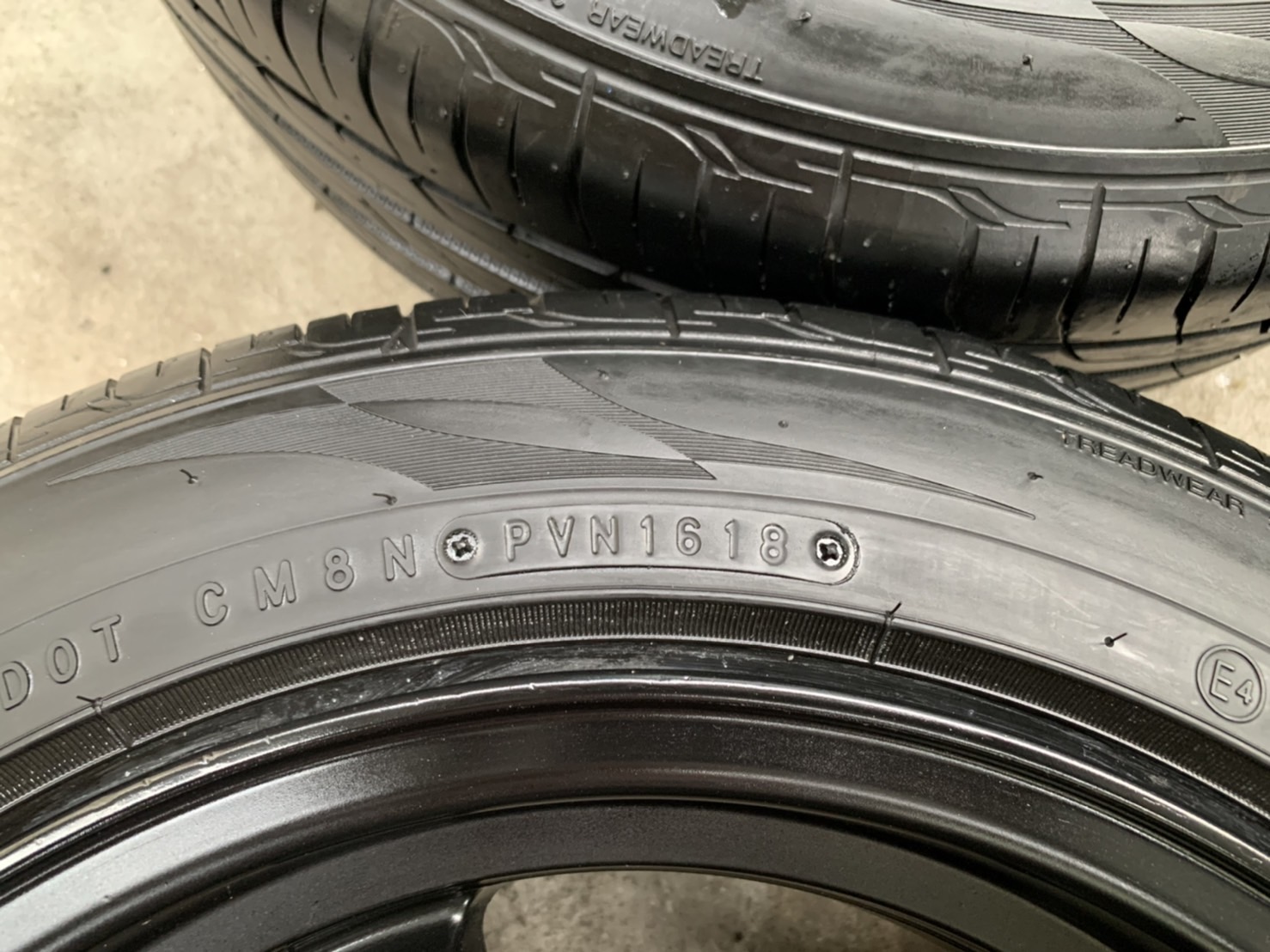 ✨ล้อแม็ก 4รู100✨TE37 ขอบ 15 สีดำ พร้อมยาง 195-55-15 NITTO ปี 18 สภาพดี