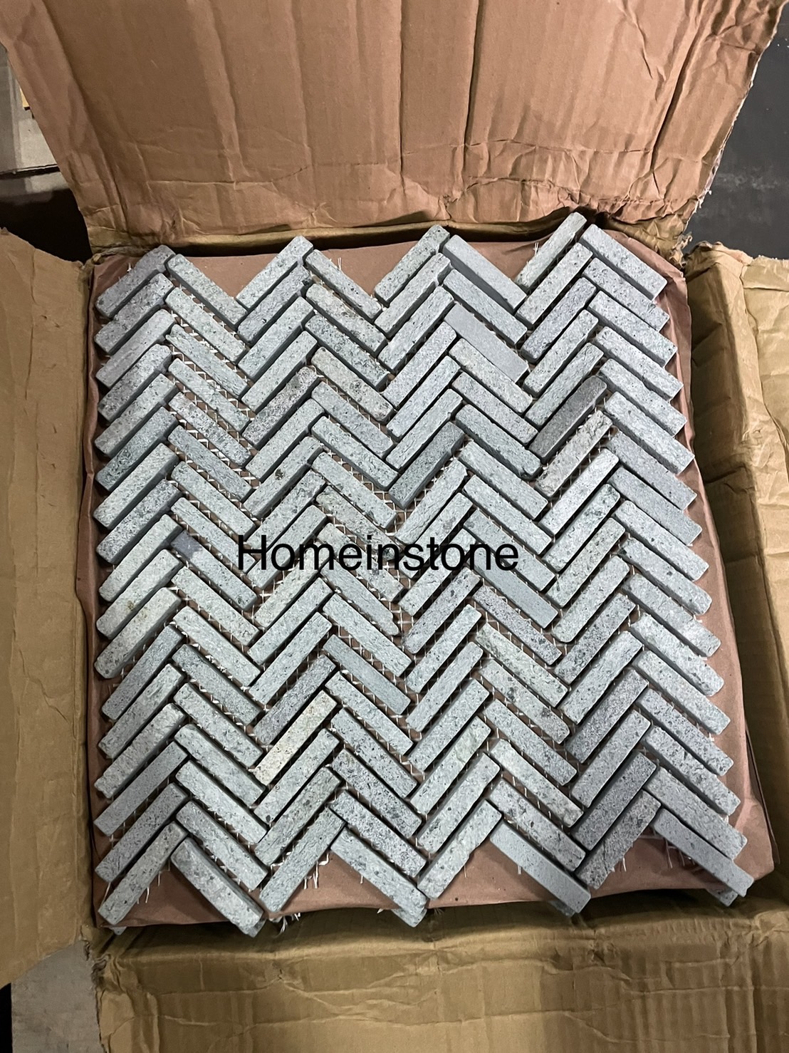 Green Sukabumi mosaic ลายก้างปลา