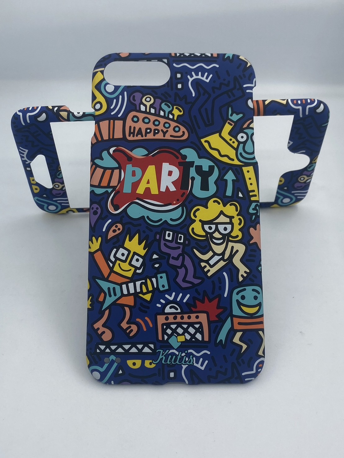 เคสคูทิส(Kutis)เคสไอโฟน7พลัส,8พลัส(ลายPARTY)มาใหม่ เคสประกบหน้า-หลัง เคสเรืองแสง เคสลายวินเทจ ร้านSuperhero Klongthom