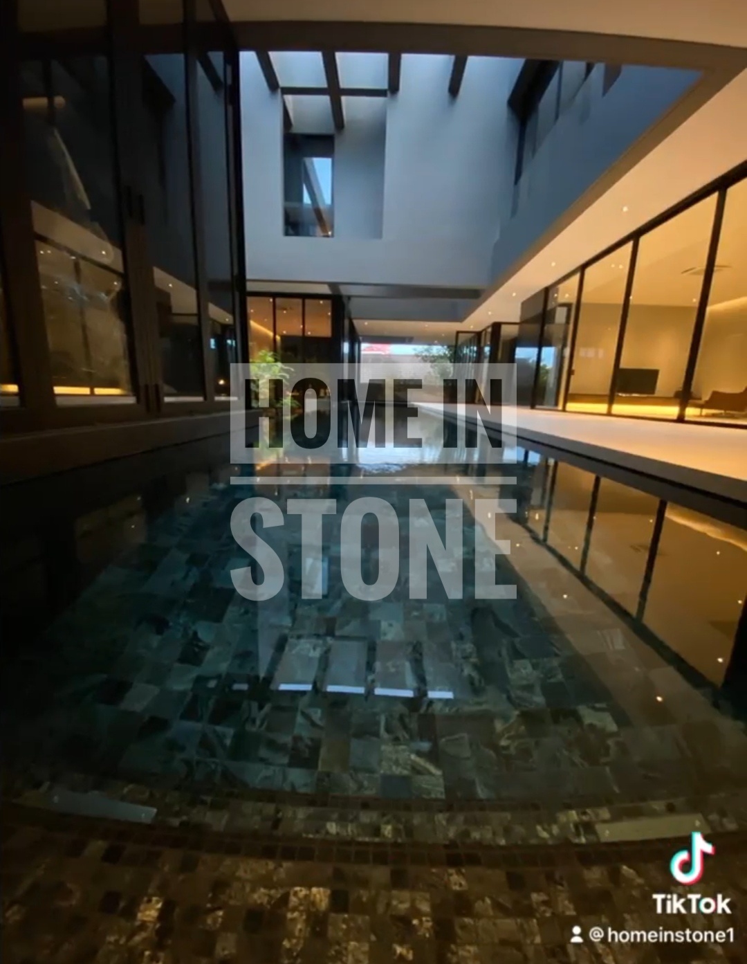 Silver grey polish 10x10 for pool