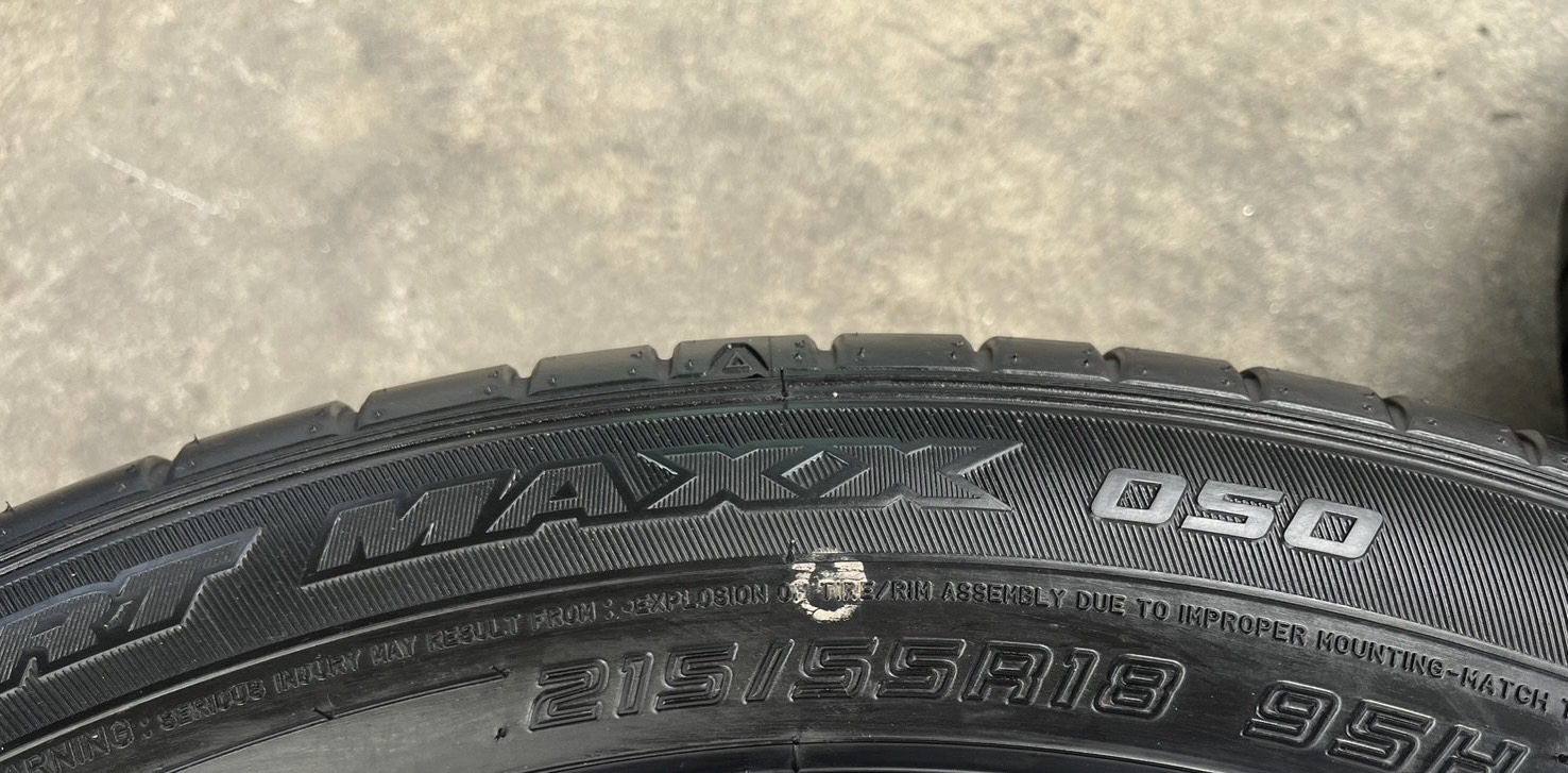 ✨ยาง✨215-55-18 Dunlop🌟ปี23🌟สภาพน้องๆป้ายแดง💖