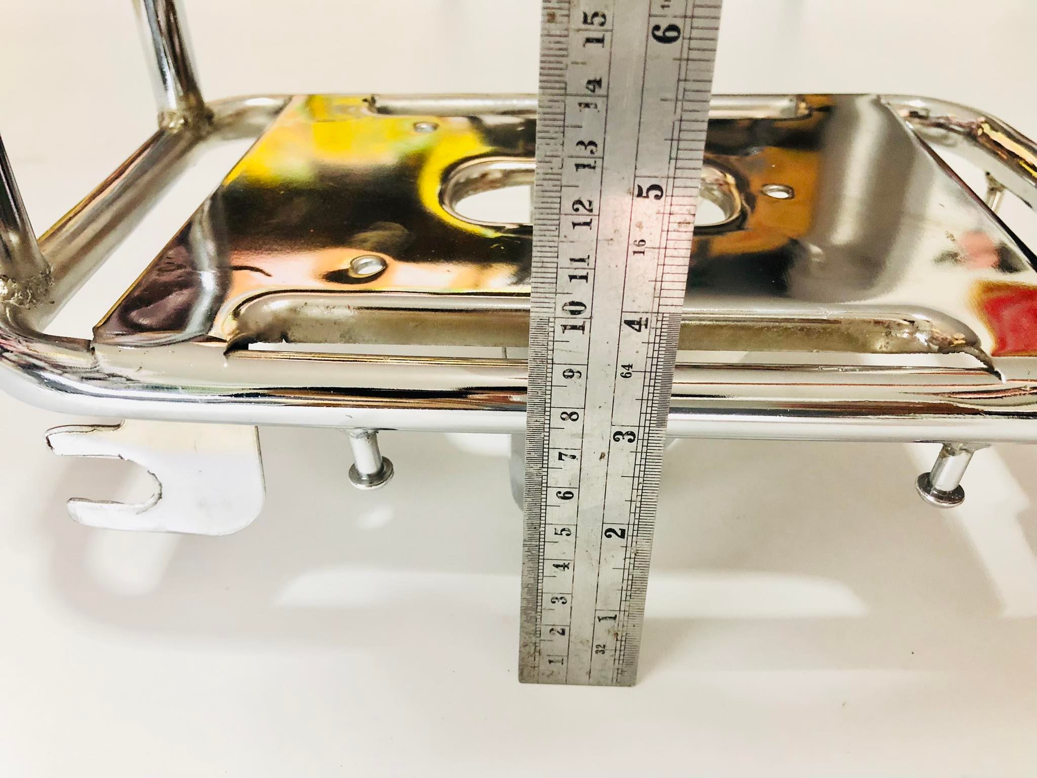 ตะแกรงท้ายซี70 ใส่เบาะหลัง นบ