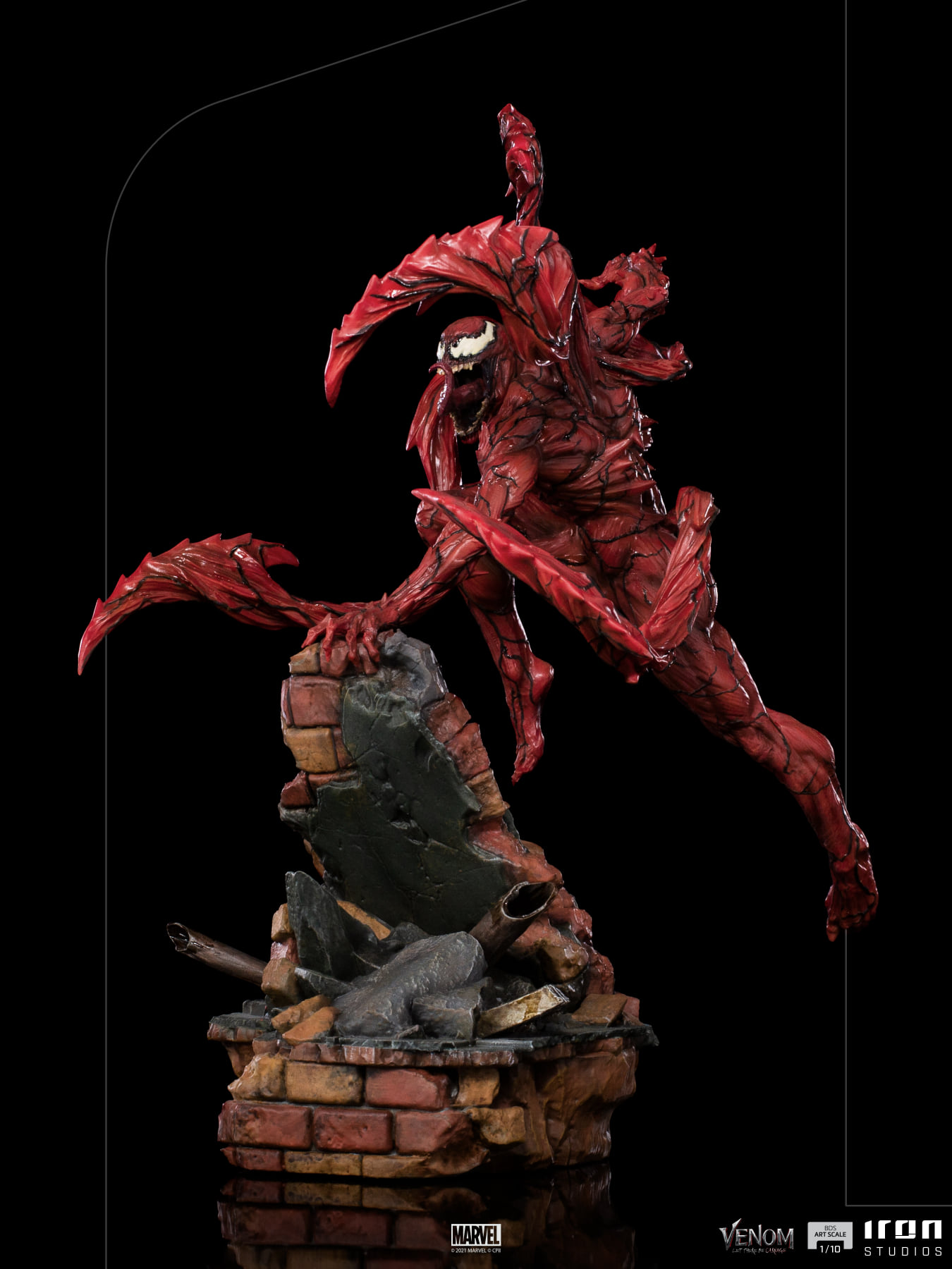Iron Studios BDS Art Scale 1/10 Venom: Let There Be Carnage - Carnage