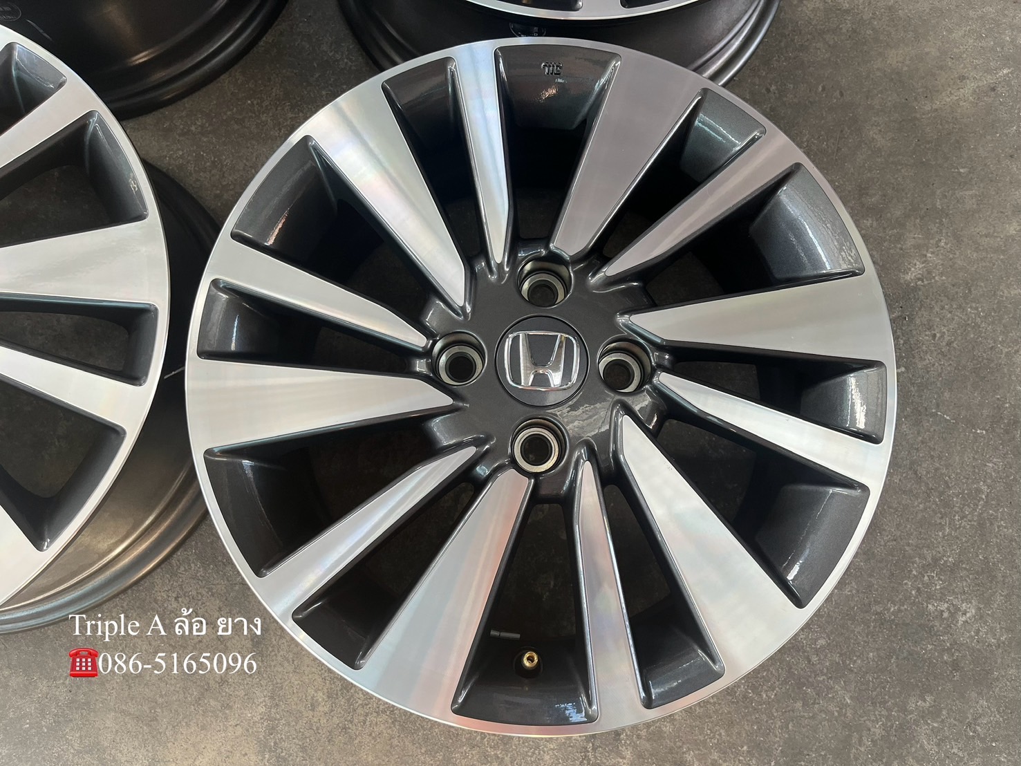 ✨ล้อแม็กป้ายแดง✨Honda City SV รุ่นใหม่ล่าสุด ขอบ 15 เทาหน้าเงา💖ใหม่กริ๊บ💖