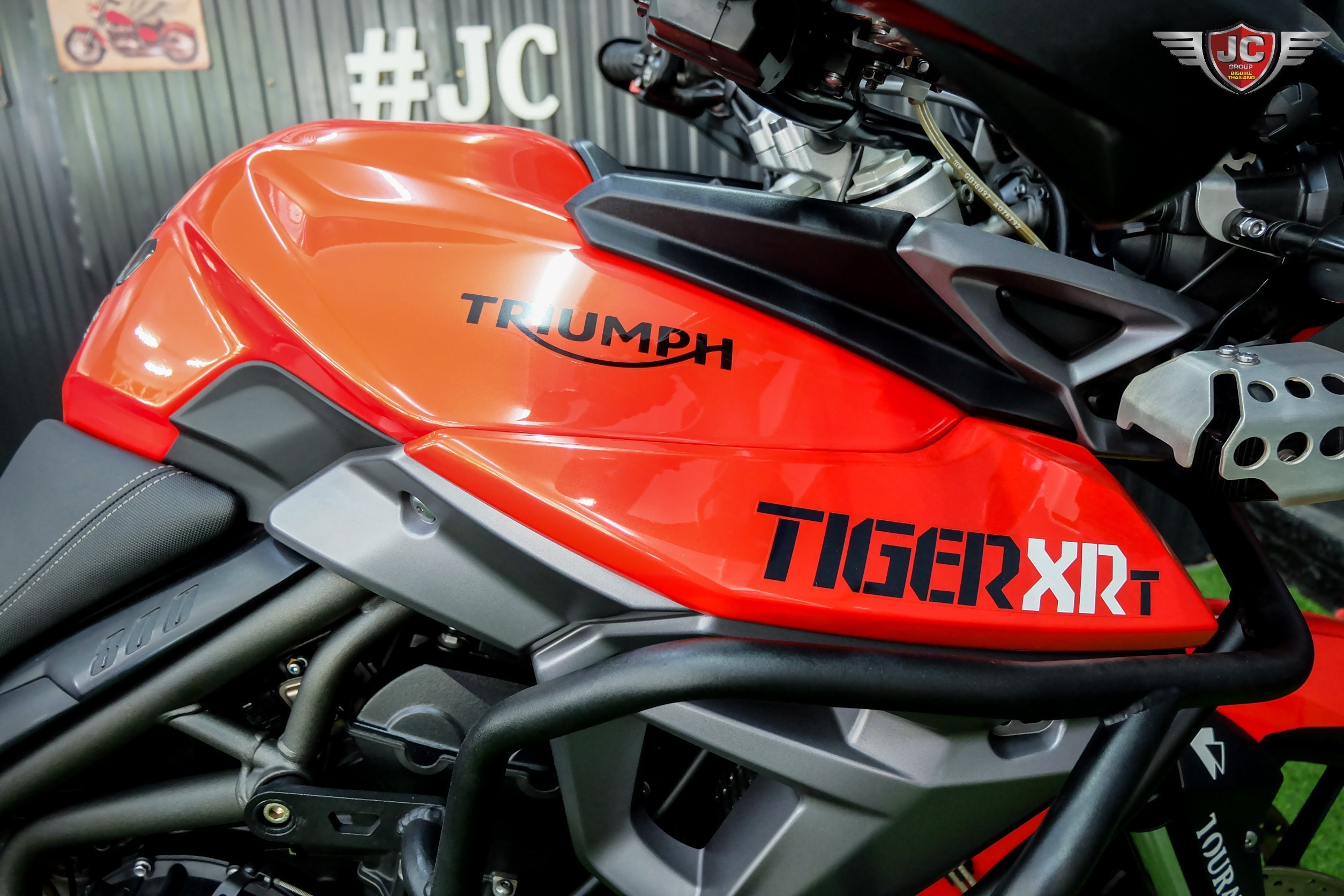 🐯 เสือส้มมาแล้ววว....เอาใจสาย Touring กันหน่อย 🤗 Tiger800XRT จดปี2017 Top สุดในรุ่นล้อแม็ค‼️