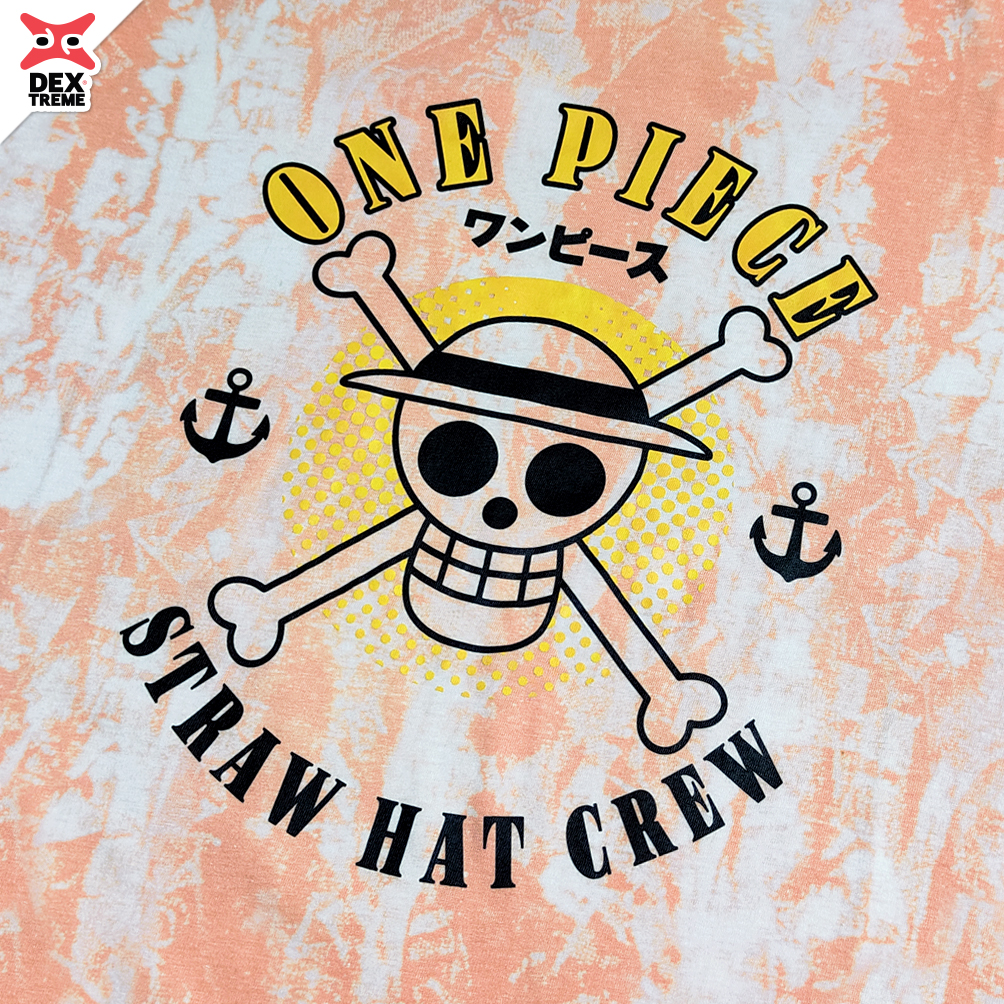 เสื้อวันพีซ Tees OP Luffy ผ้ามัดย้อม