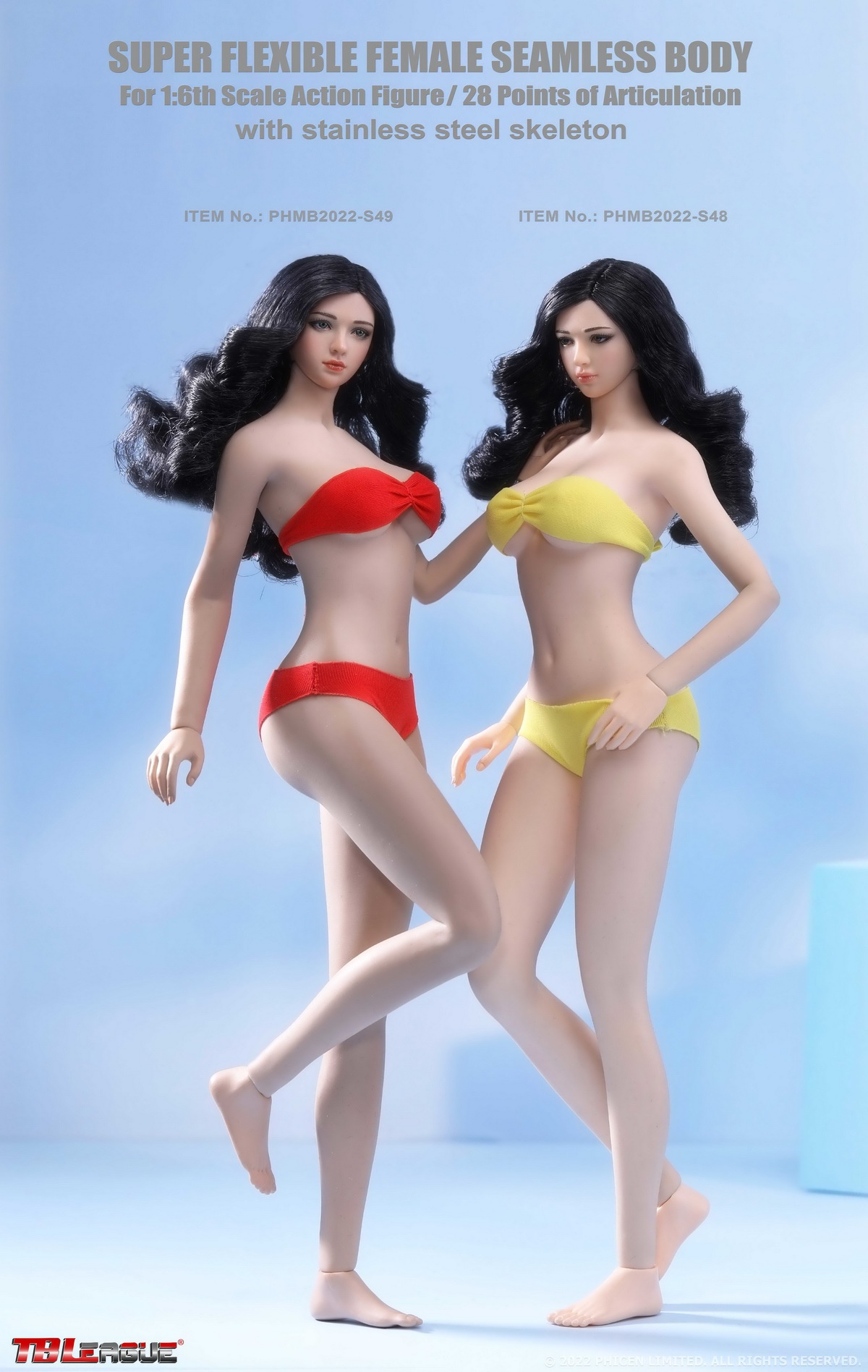 TBLeague PHMB2022-S49A 1/6 Suntan Medium Breasts Body