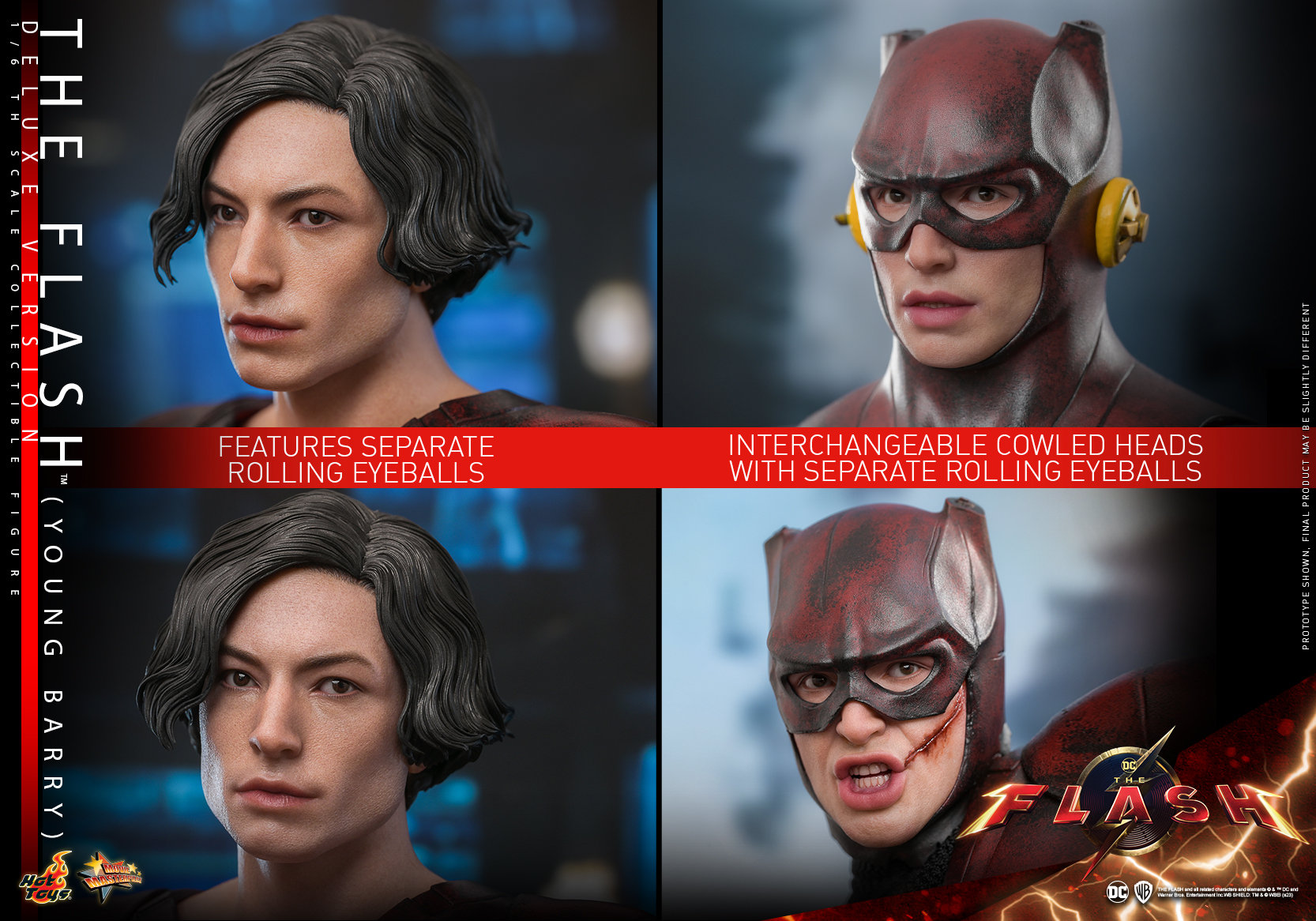 Hot Toys MMS724 1/6 The Flash - The Flash (Young Barry) [Deluxe Version]