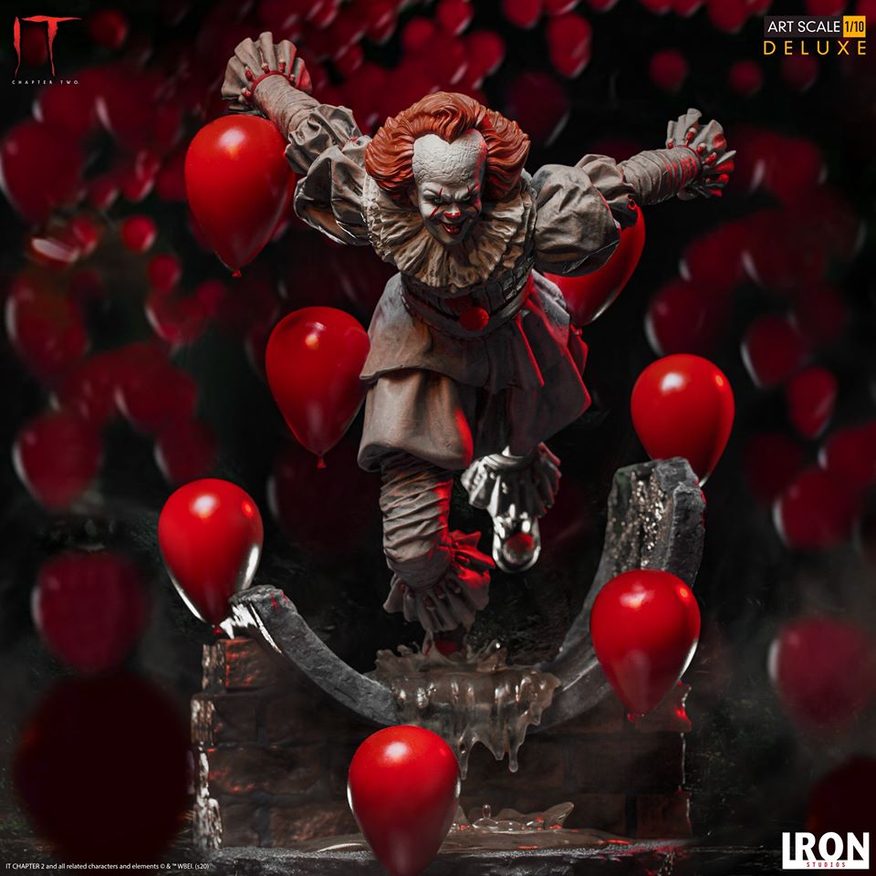 Iron Studios Deluxe Art Scale 1/10 IT: Chapter Two - Pennywise