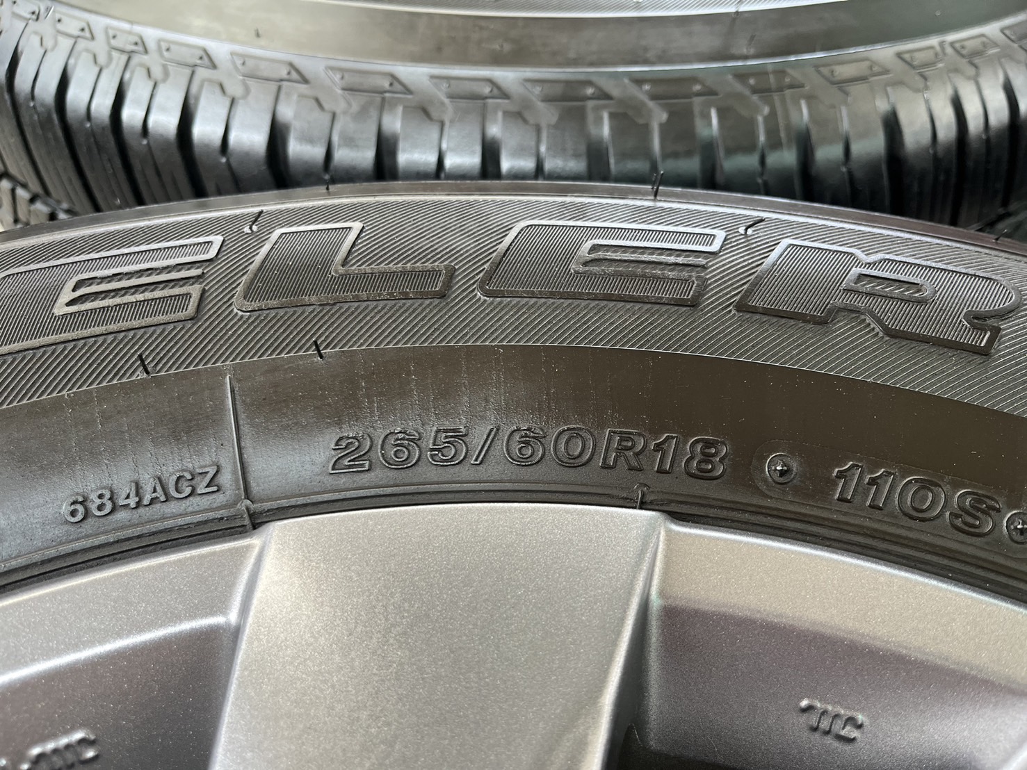 ✨ล้อแม็กป้ายแดง✨ISUZU MU-X ขอบ 18 พร้อมยาง 265-60-18 Bridgestone🌟ปี 23🌟