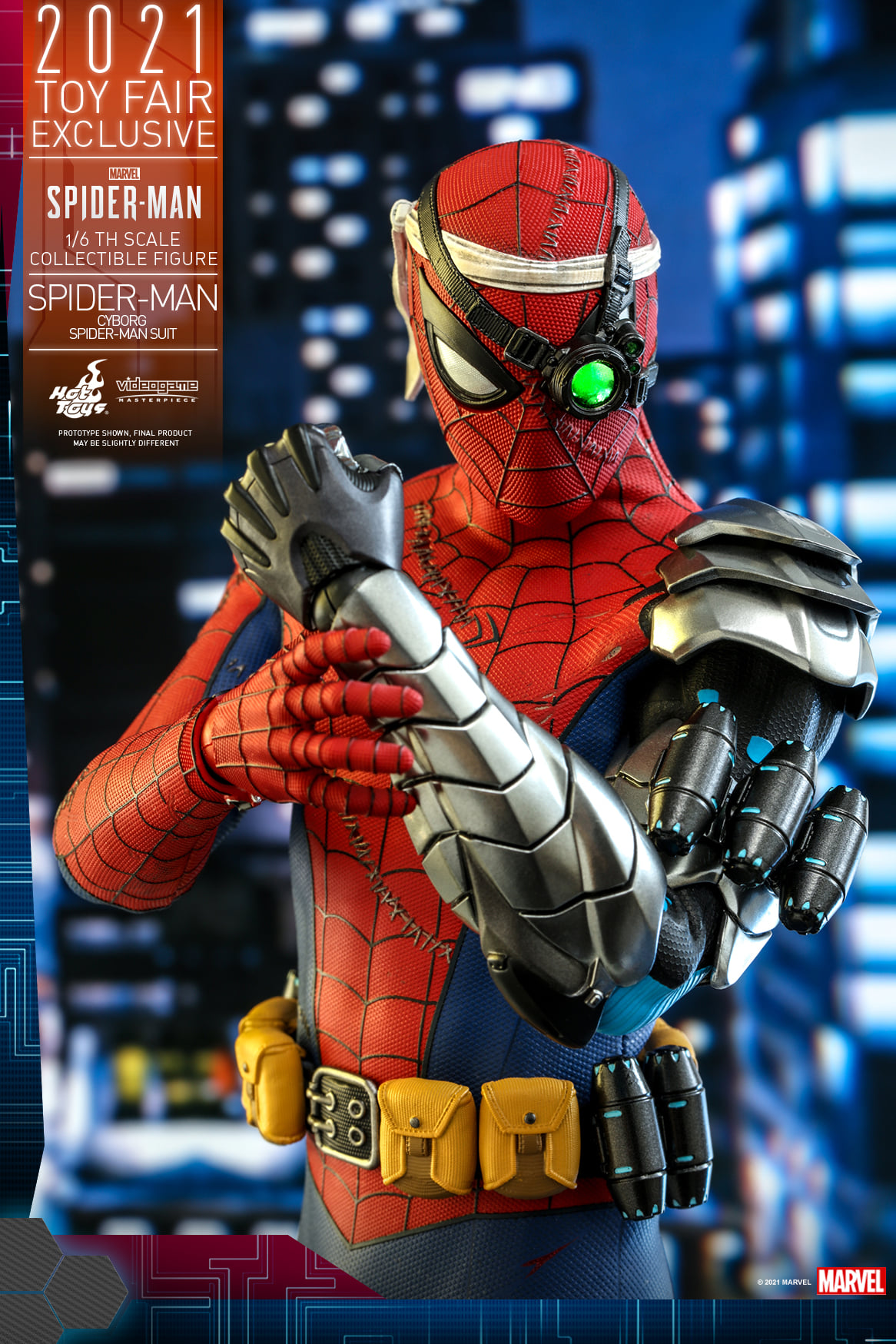 Hot Toys VGM51 1/6 Marvel's Spider-Man - Spider-Man (Cyborg Spider-Man Suit) [Toy Fair Exclusive 2021]