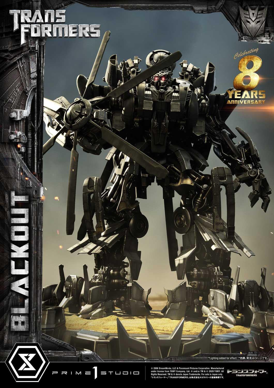 Prime 1 Studio MMTFM-30 Transformers - Blackout