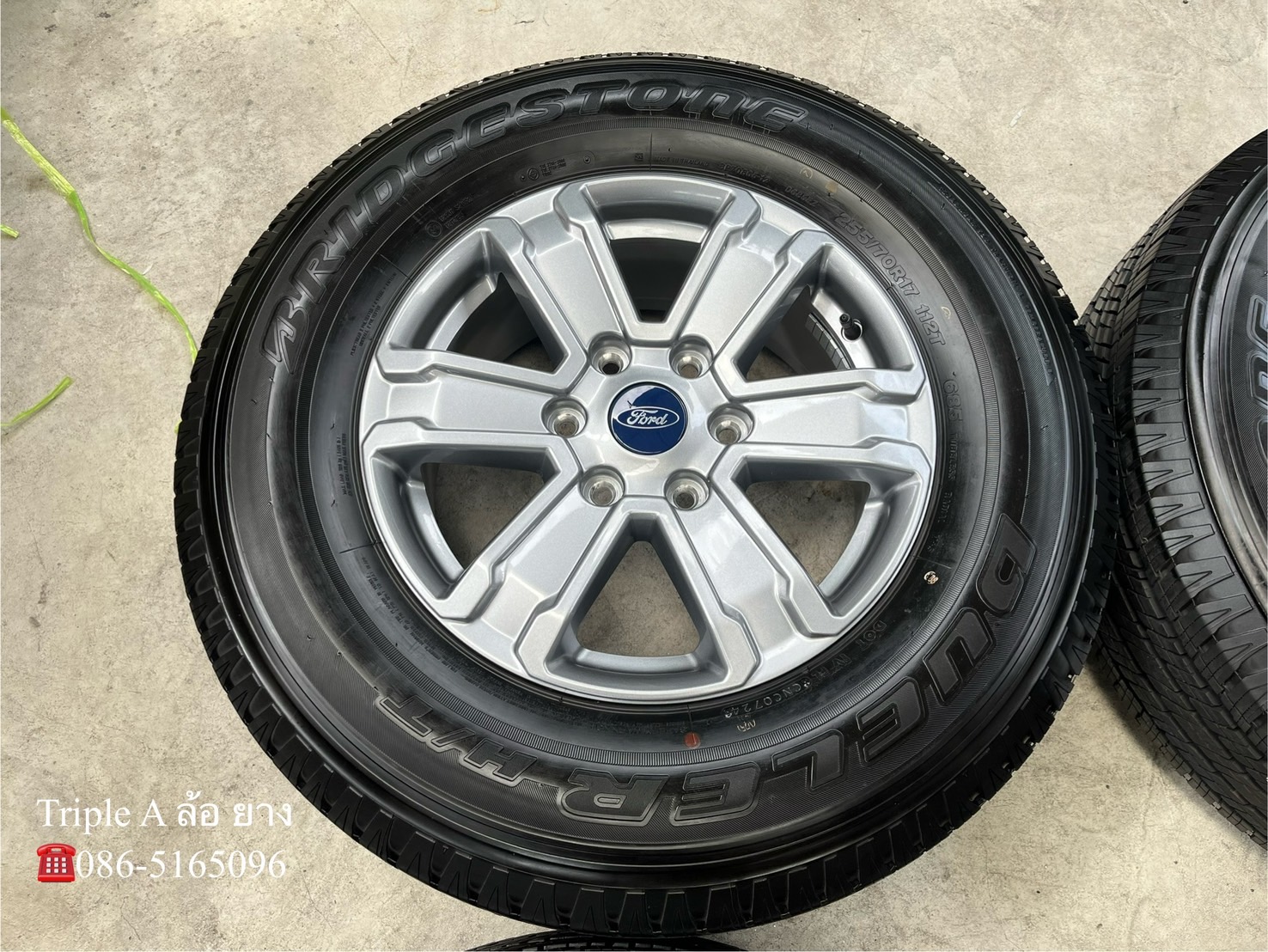 ♨️ปี24♨️✨ล้อแม็กพร้อมยางใหม่ป้ายแดง✨Ford Ranger รุ่นใหม่ล่าสุด ขอบ 17💖ใหม่กริ๊บ💖