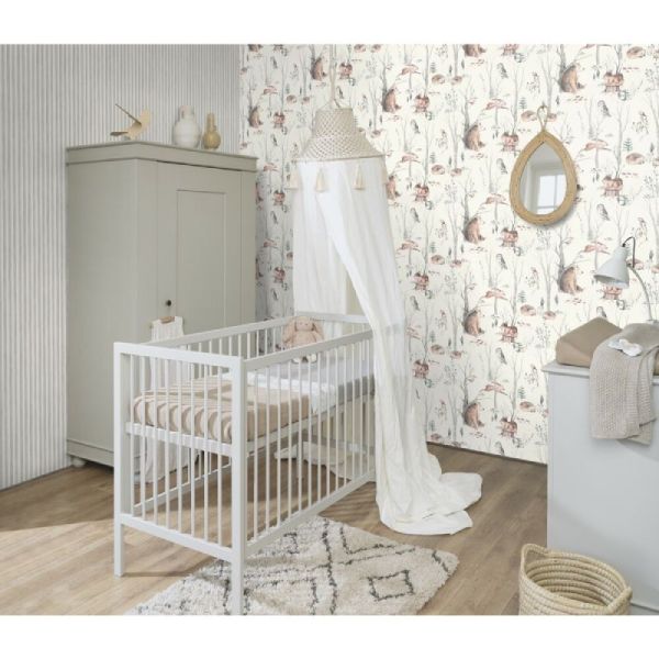 วอลเปเปอร์ลายเด็ก Kids World โปร 11.11 แบบหลังผ้า ทนทาน กันลามไฟ : Fabric-Backed Wall Paper