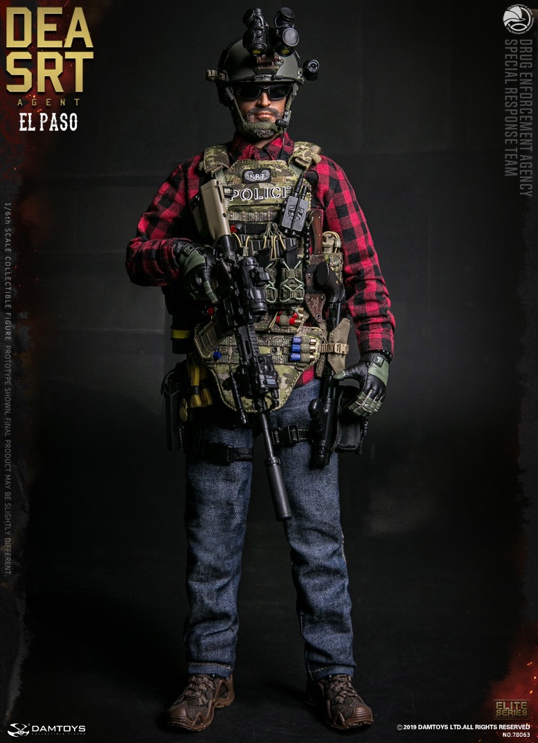DAMTOYS 78063 DEA SRT AGENT - EL PASO