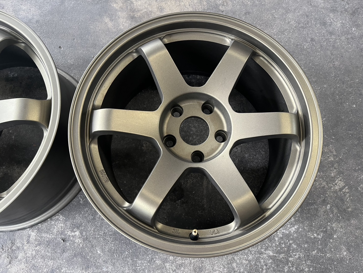 ✨ล้อแม็ก 2 วง✨5รู114✨TE37 ขอบ 17 (งาน ROTA)